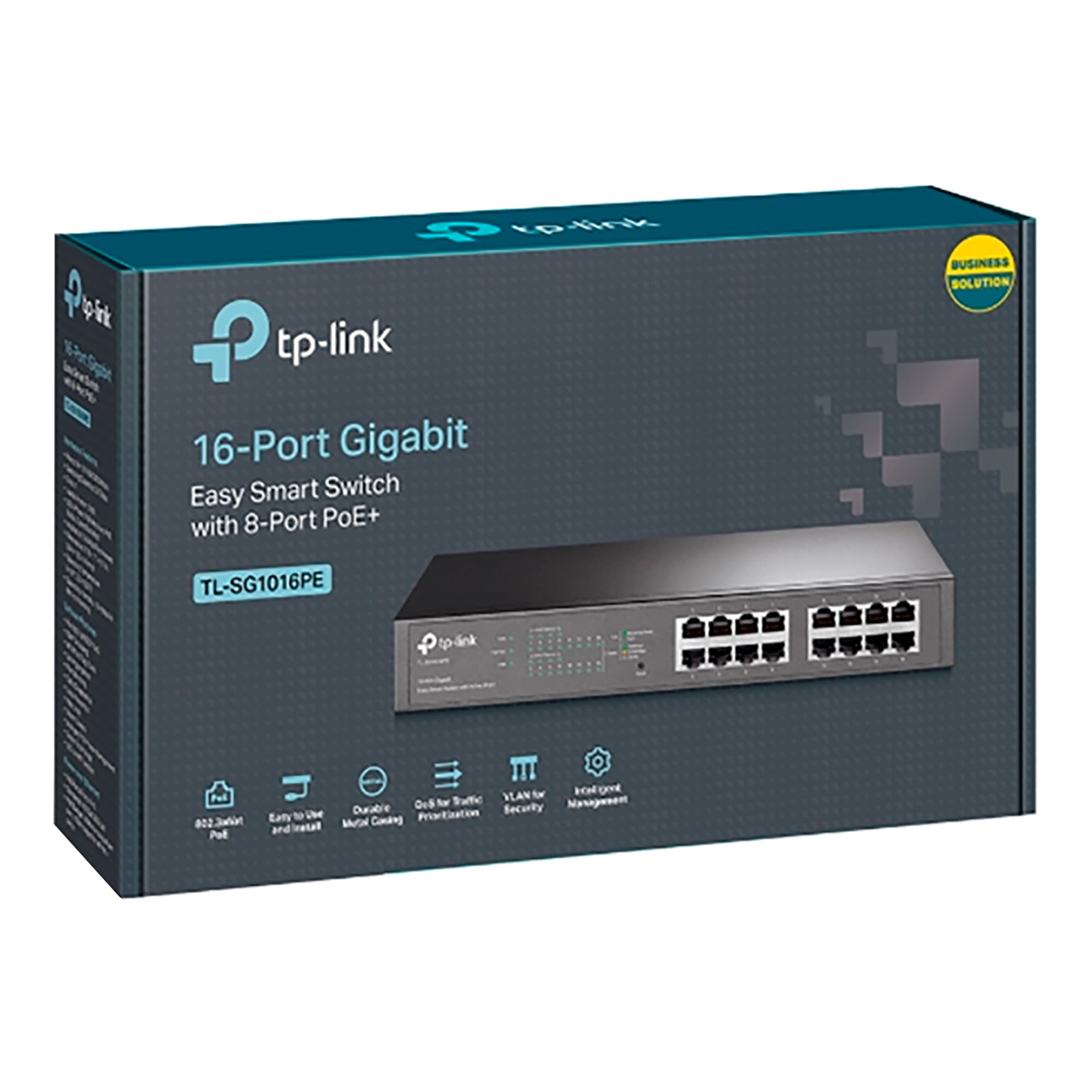 Switch De Escritorio Tp-Link Tl-sg1016p 16 Puertos Gigabit Con 8 PoE+ - 4