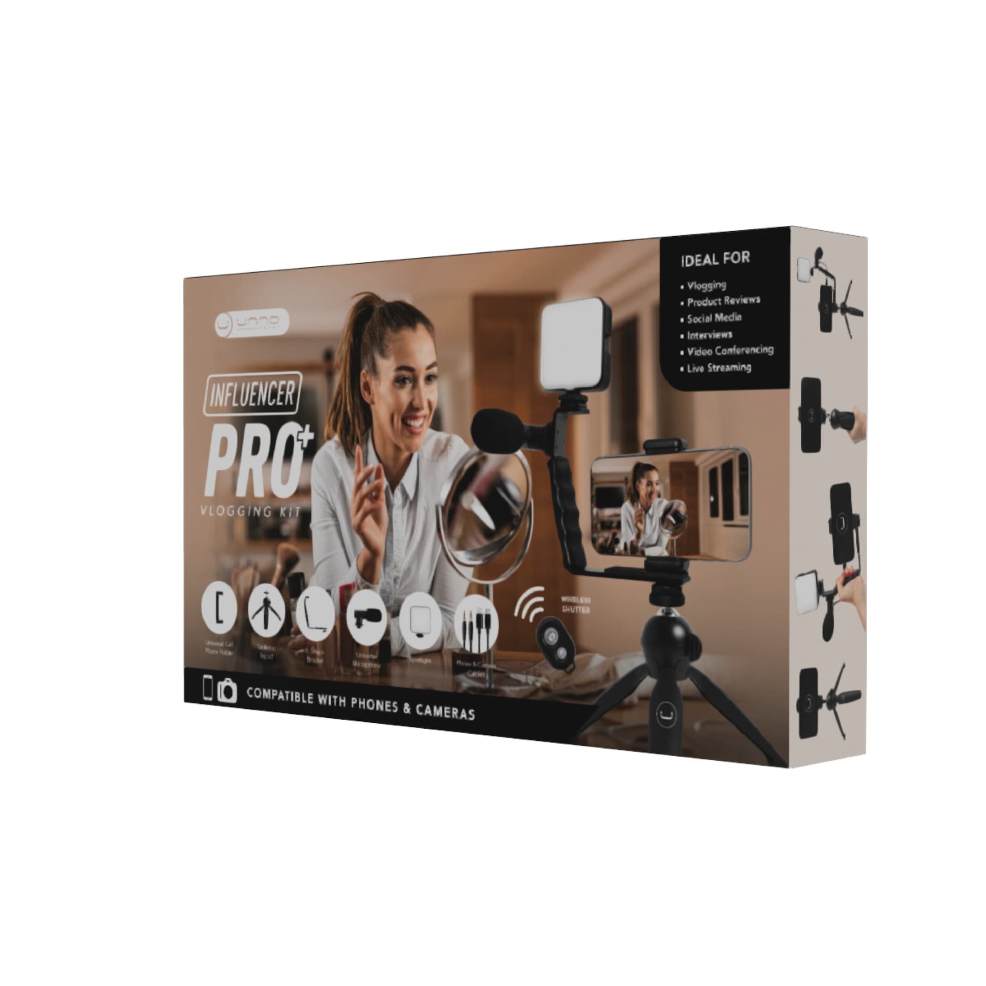 Vlogging Kit Influencer Pro+ Unno Ph1902bk  - 13