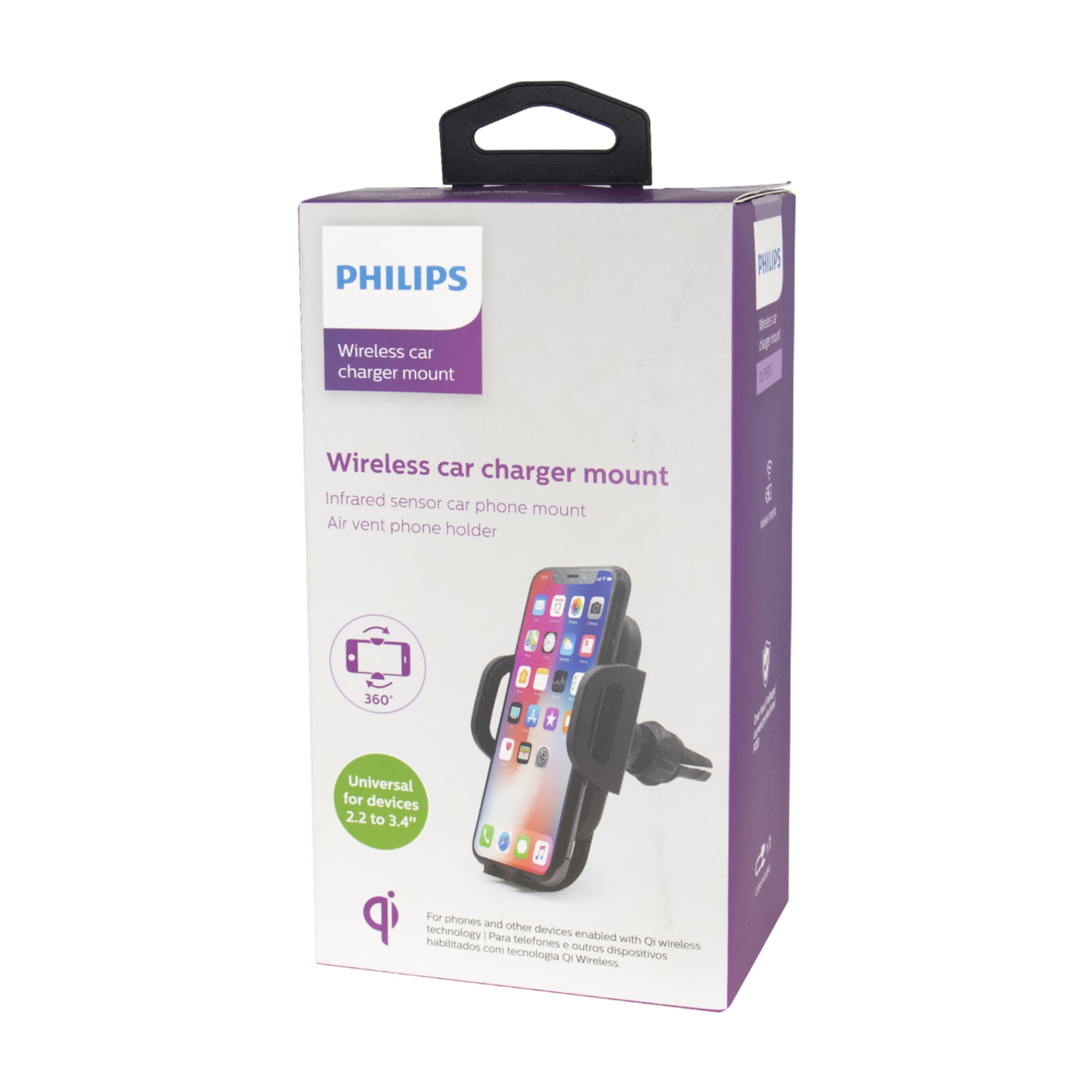 Soporte Magnético Philips Con Carga Inalámbrica 10W 360° - 3