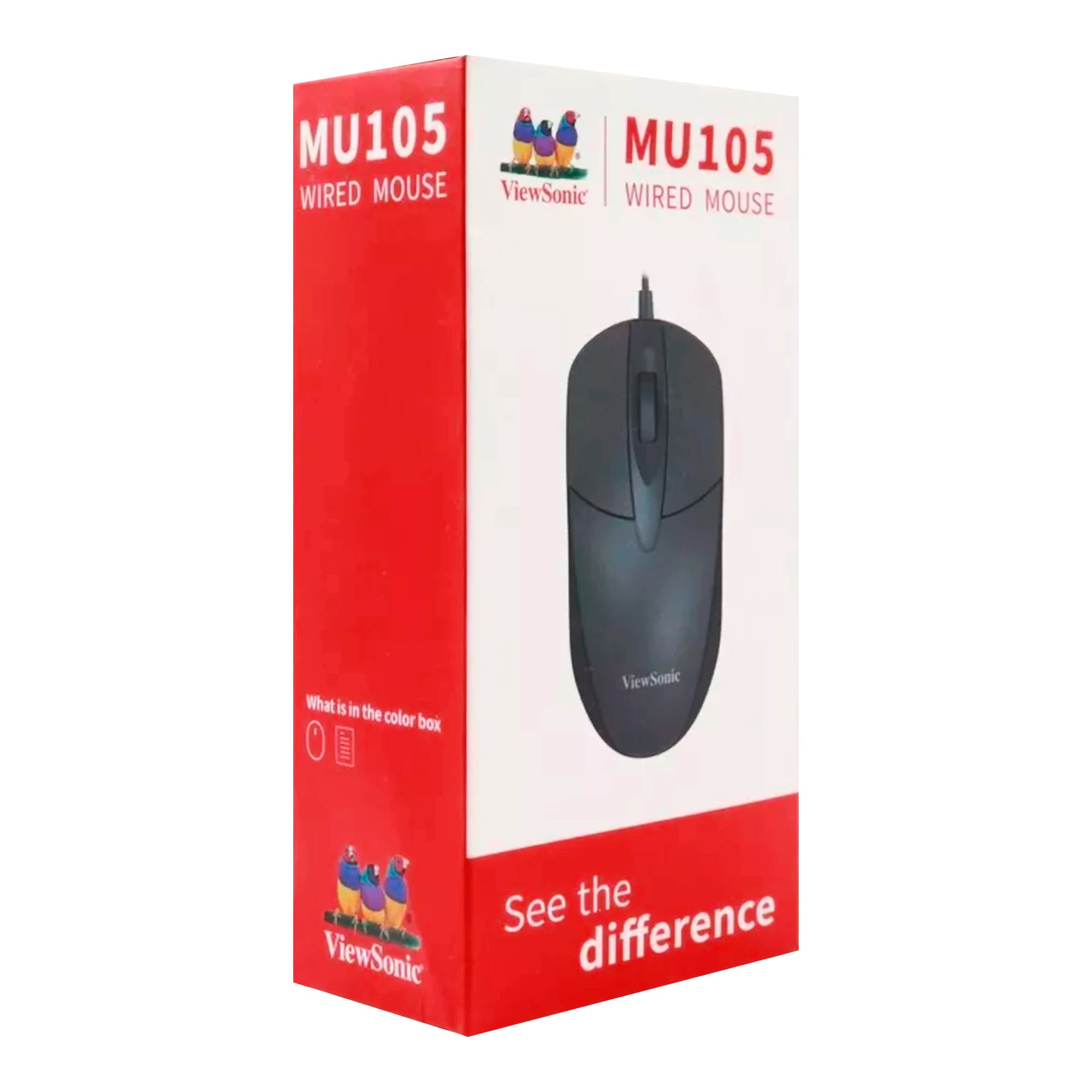 Mouse Cableado ViewSonic Mu105 USB 1000dpi - 4