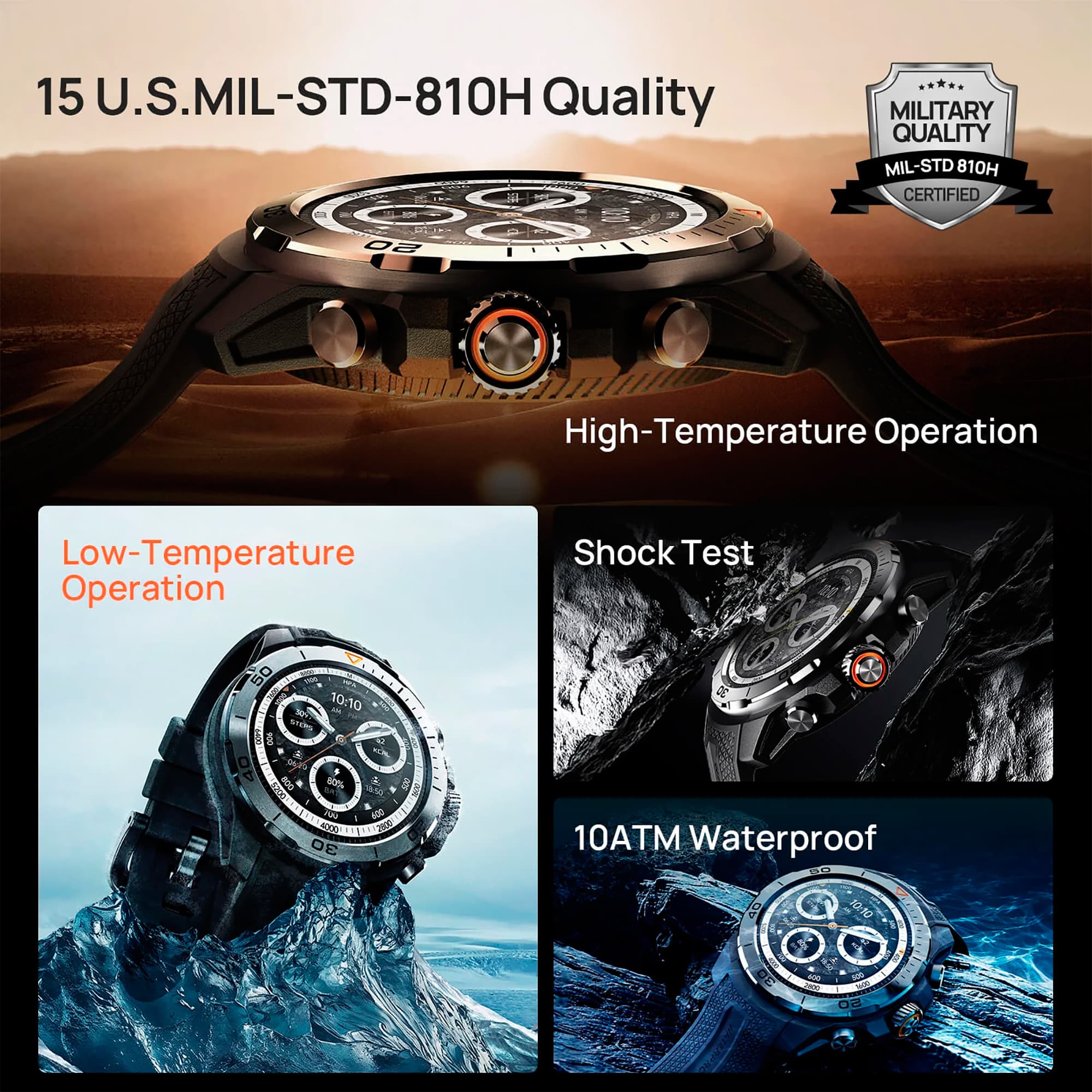 Reloj Inteligente Mibro Watch GS Explorer 47,8mm 10atm 1,32'' Bluetooth - 4