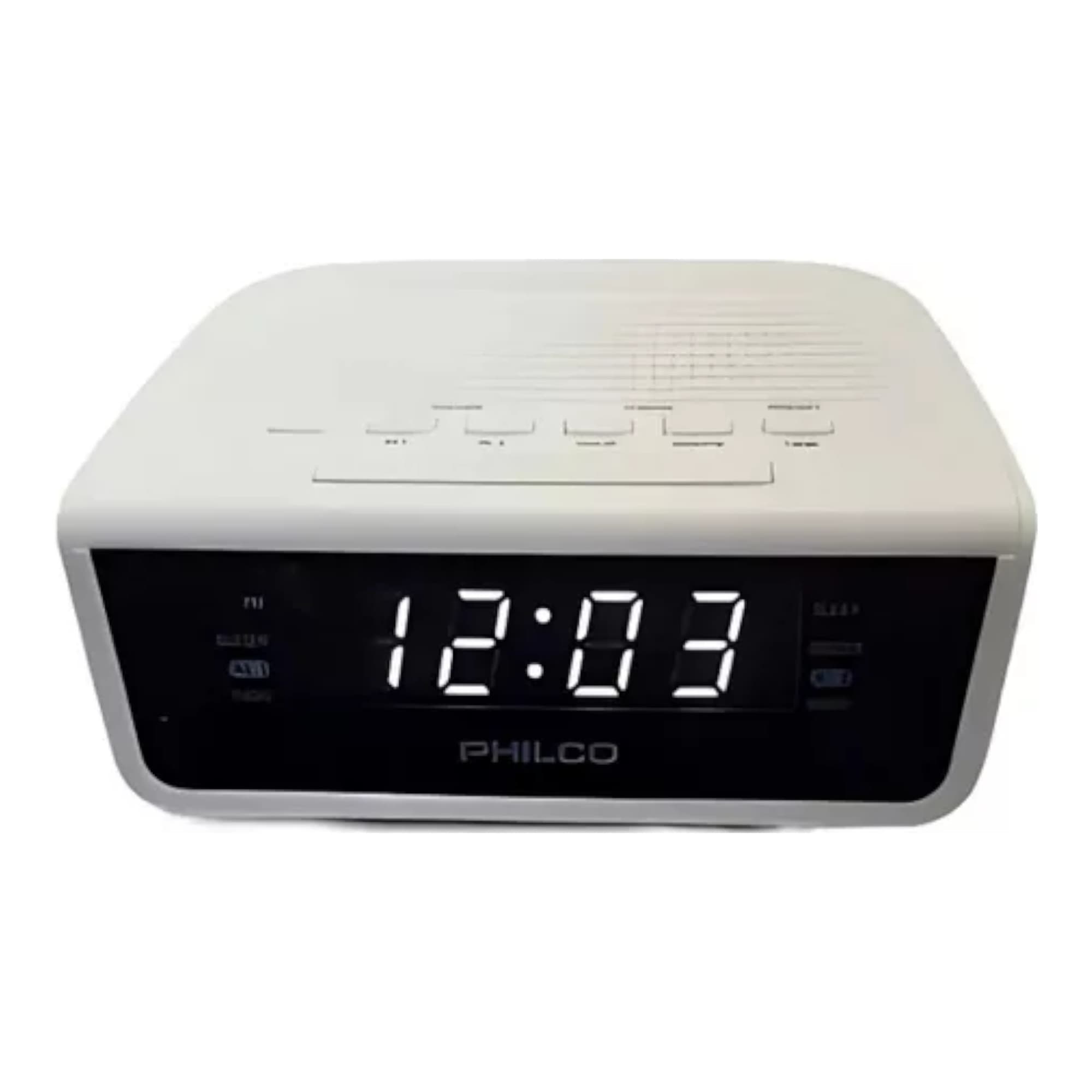 Radio Despertador Philco Par2106 Fm 30mem Botón Snooze