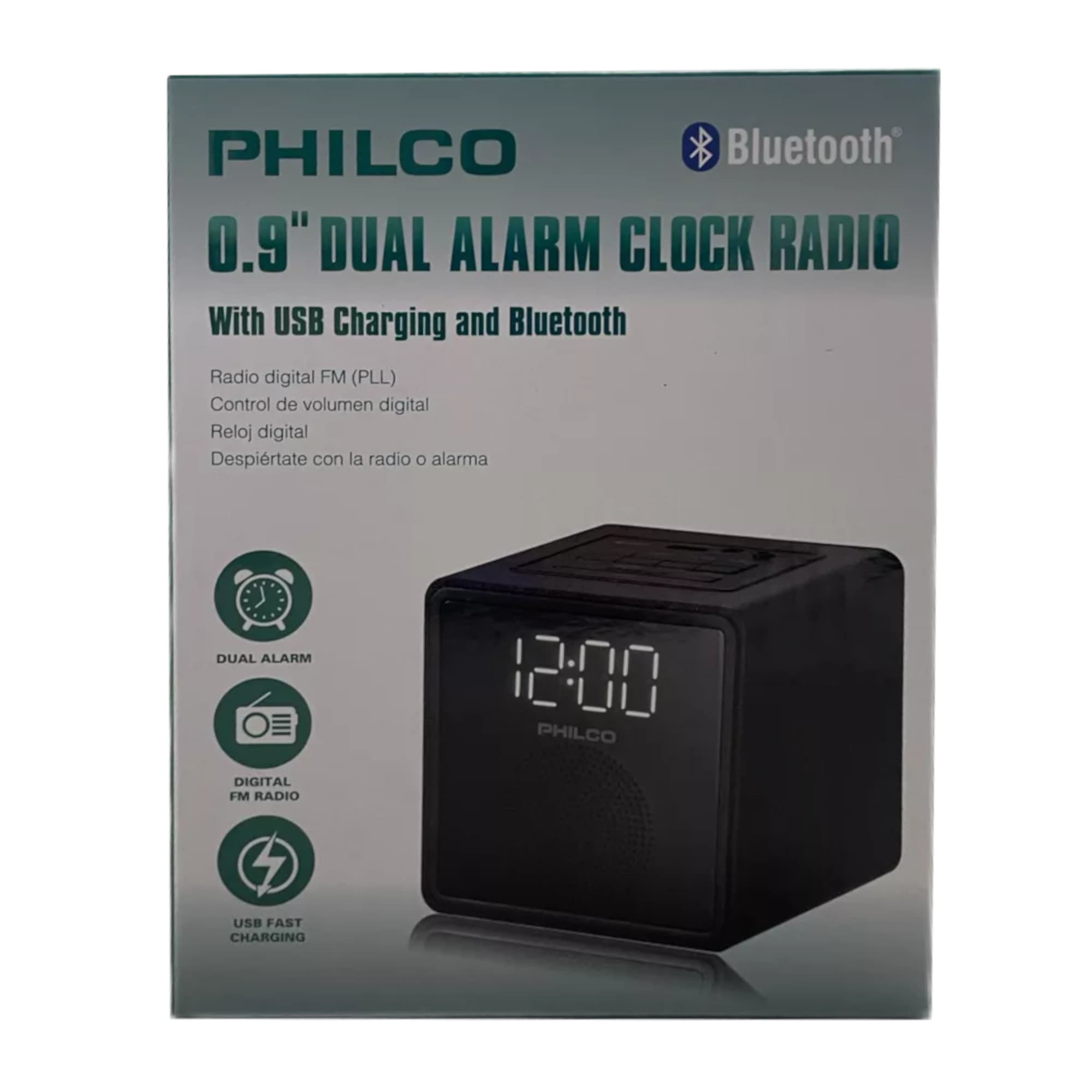 Radio Despertador Philco Par3206 Fm 20mem Bluetooth - 6