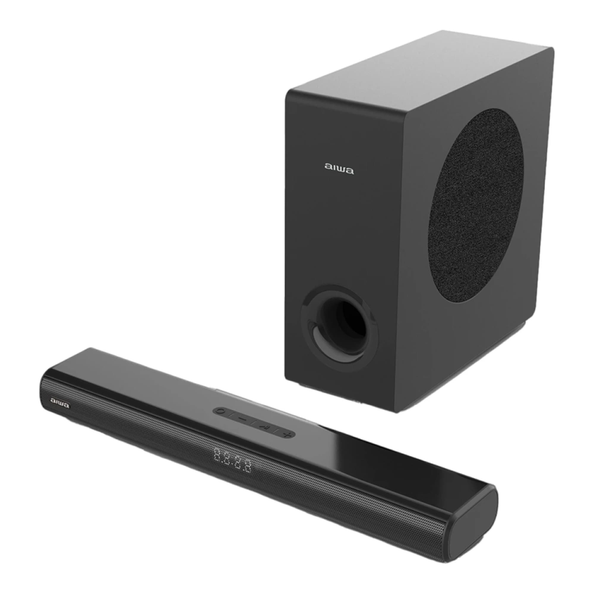 Barra Con Subwoofer Inalámbrico Aiwa Awsbc800ww 80w RMS - 2