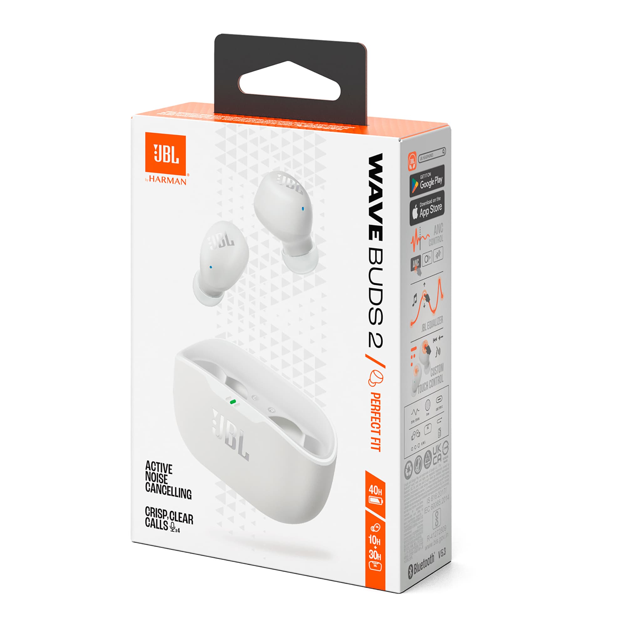 Auriculares Inalámbricos BT Jbl Wave Buds 2 IP54 IPX2 Llamadas - 9