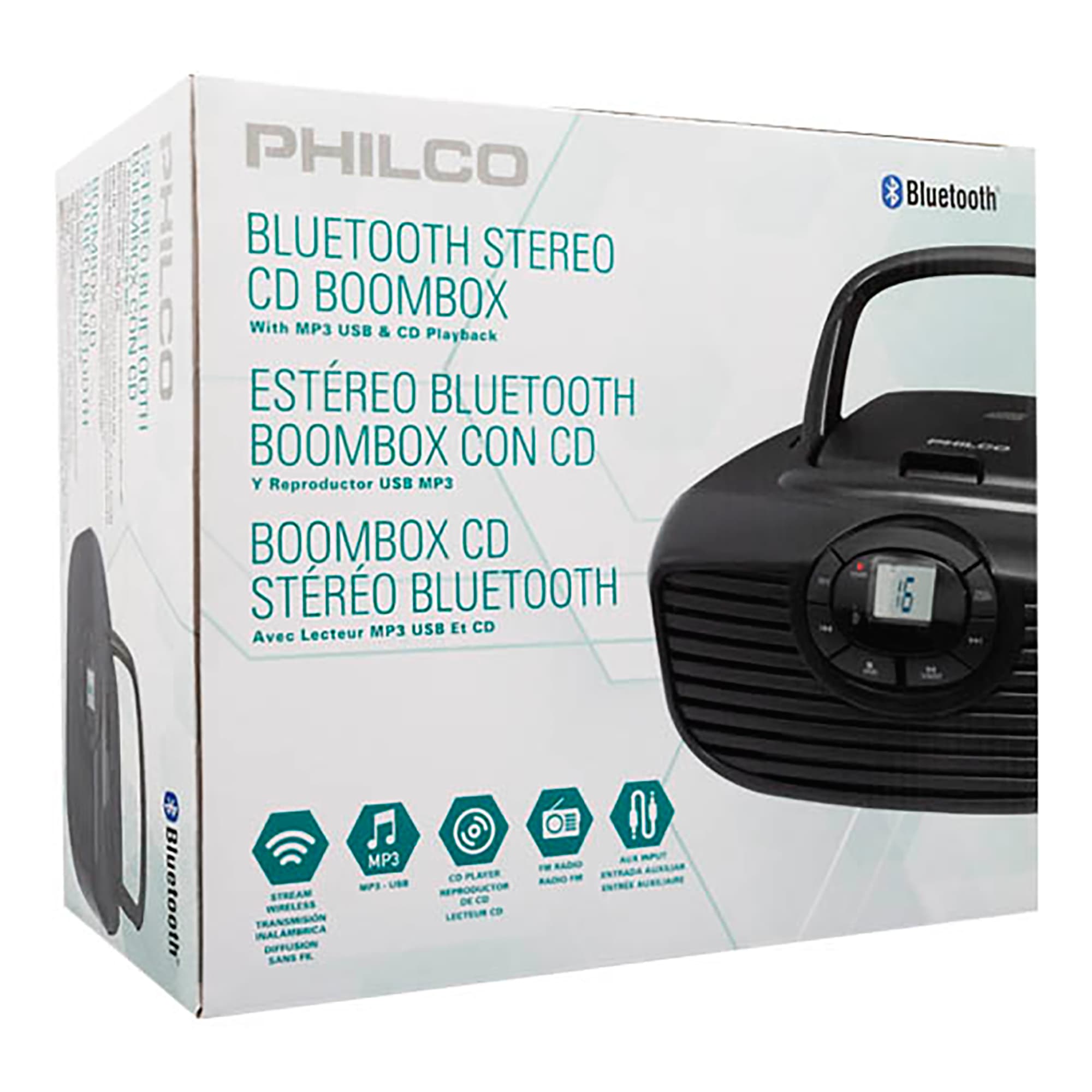 Radio Philco Pbb2005bt-bk Estéreo BT FM CD MP3 - 6