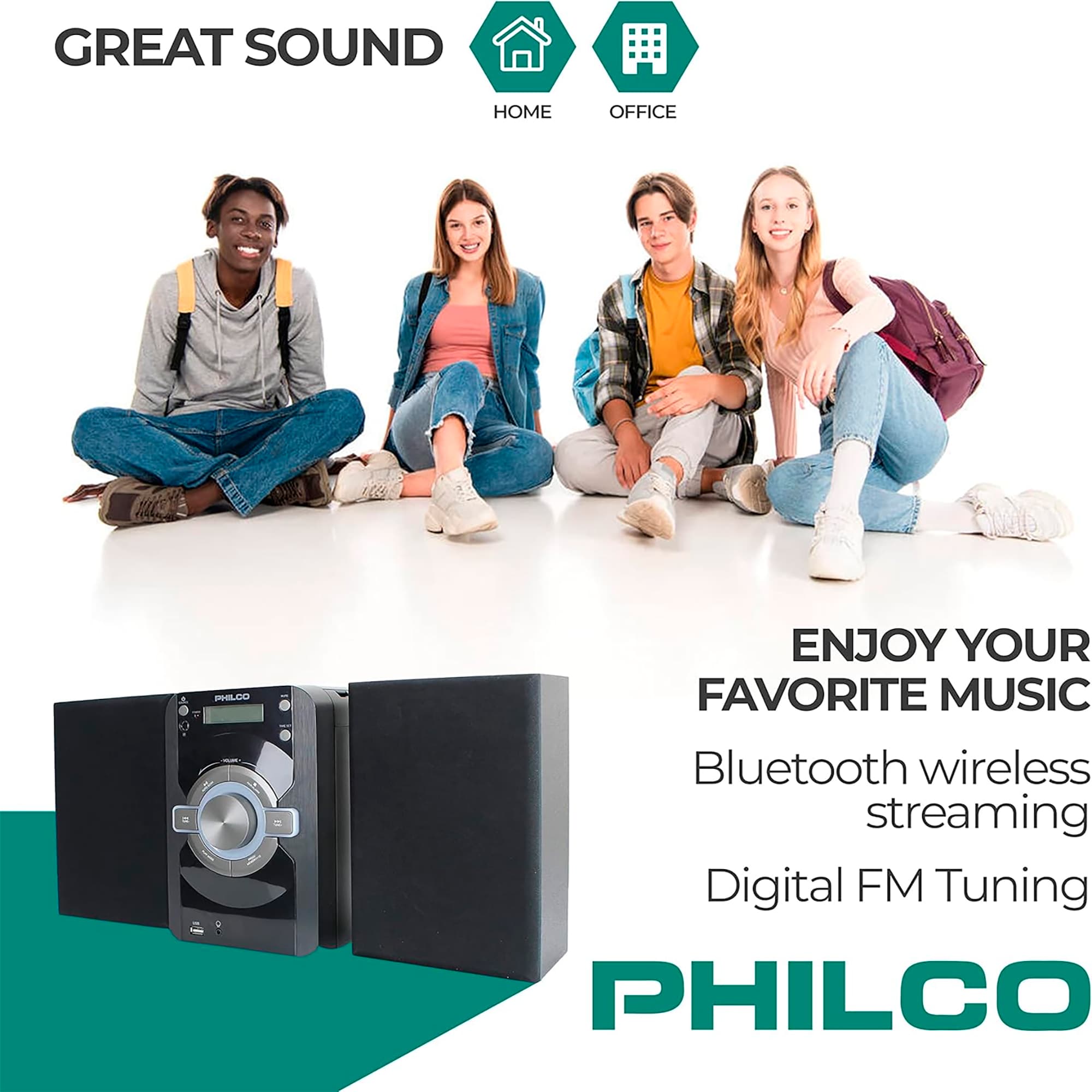 Micro Sistema Philco Pss2000-bk 15w Estéreo BT FM CD MP3  - 3