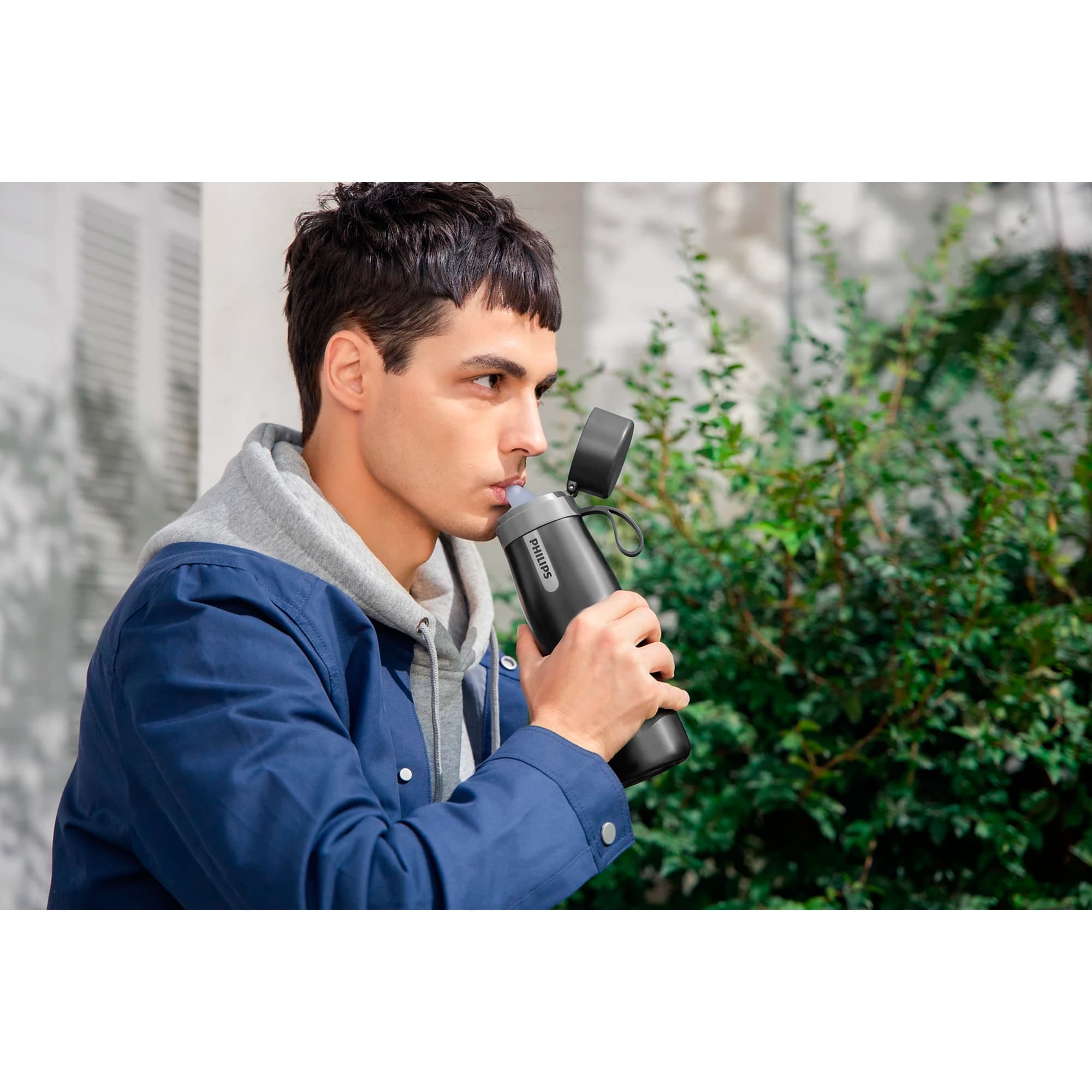 Botella Filtrante Philips Gozero Awp2771grr 550ml - 3