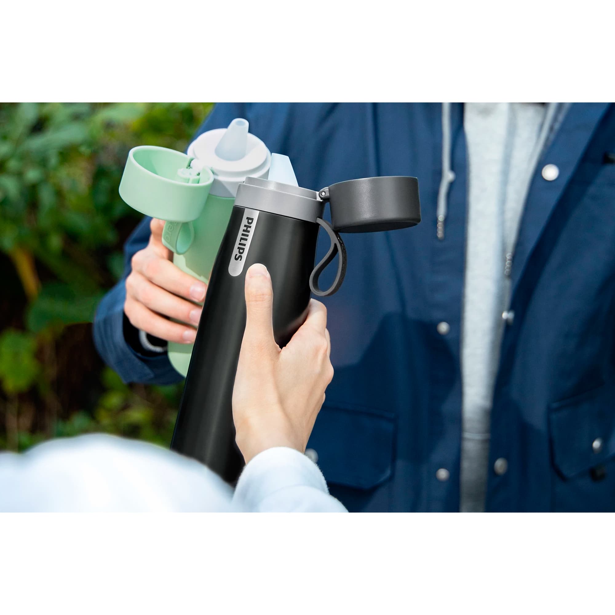 Botella Filtrante Philips Gozero Awp2771grr 550ml - 5