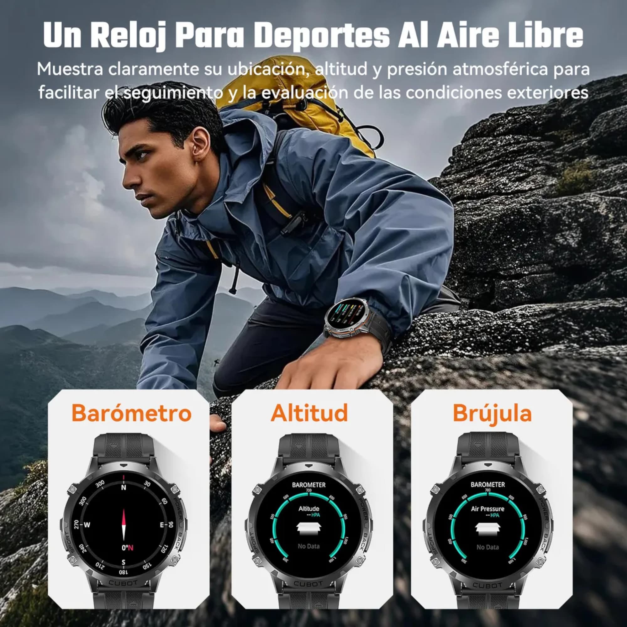 Reloj Inteligente Cubot X3 1atm 1,73" Bluetooth  - 10