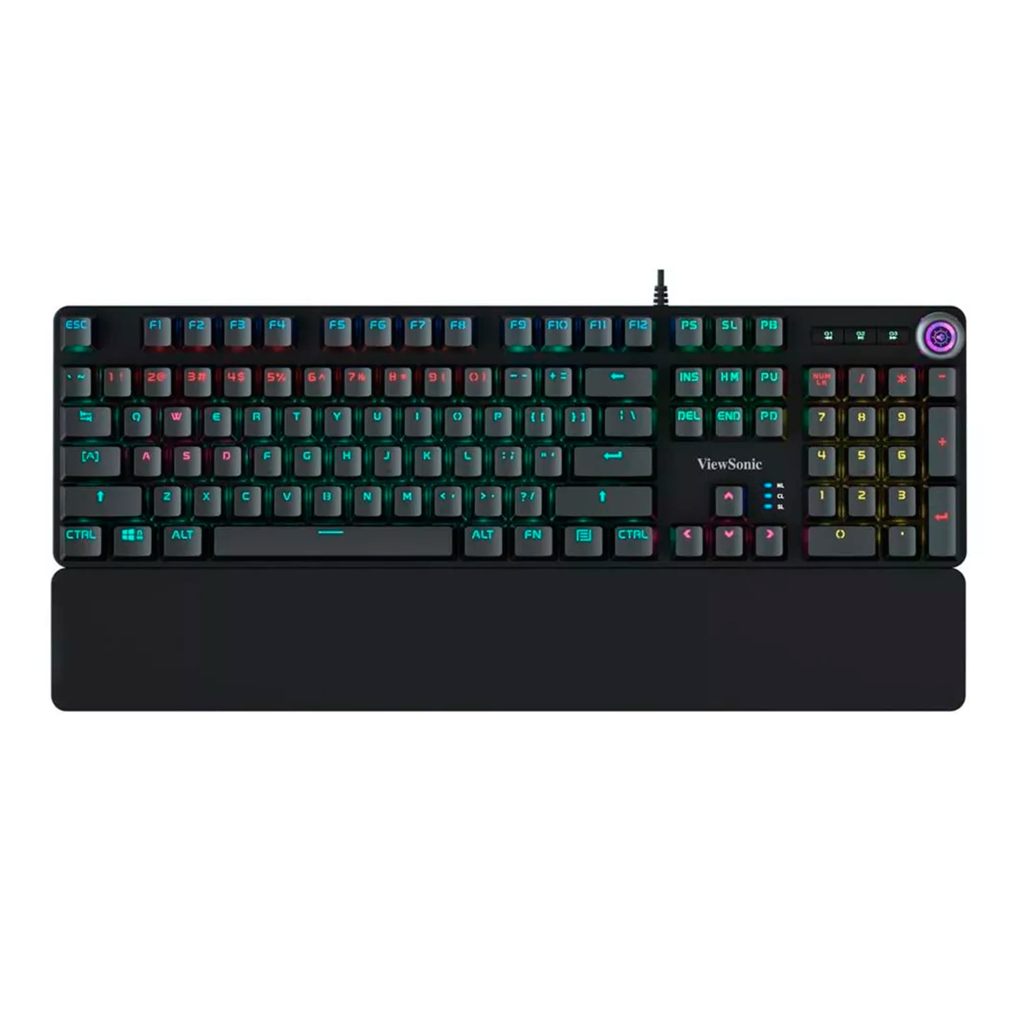 Teclado Gaming Usb A ViewSonic Ku535 Español Mecánico Rgb