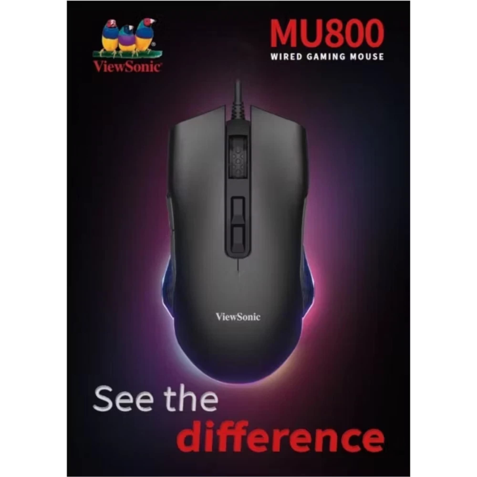 Mouse Cableado ViewSonic Mu800 Usb 6400dpi - 5