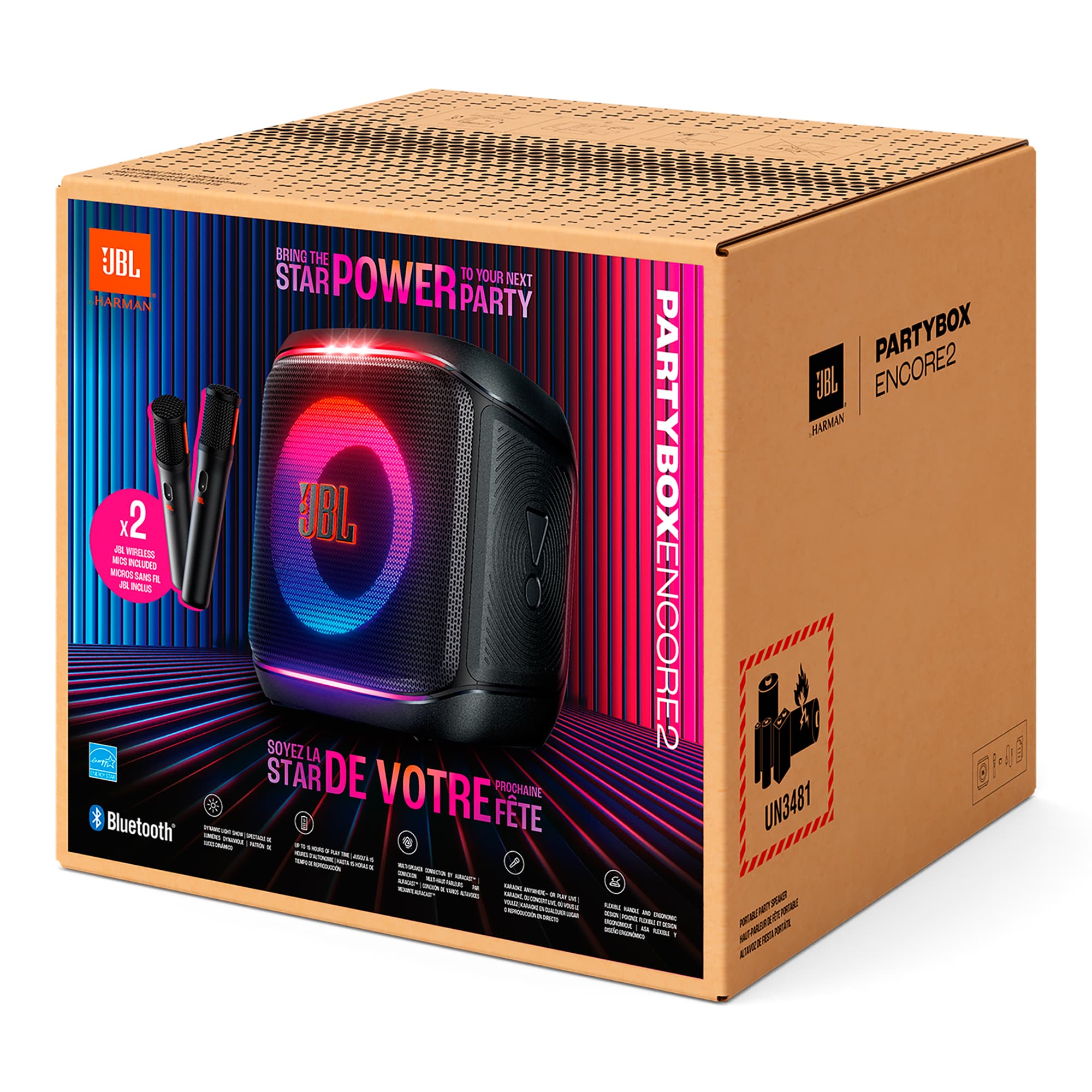 Parlante Inalámbrico Bt Jbl Partybox Encore 2 Ipx4 Bluetooth 100w - 6
