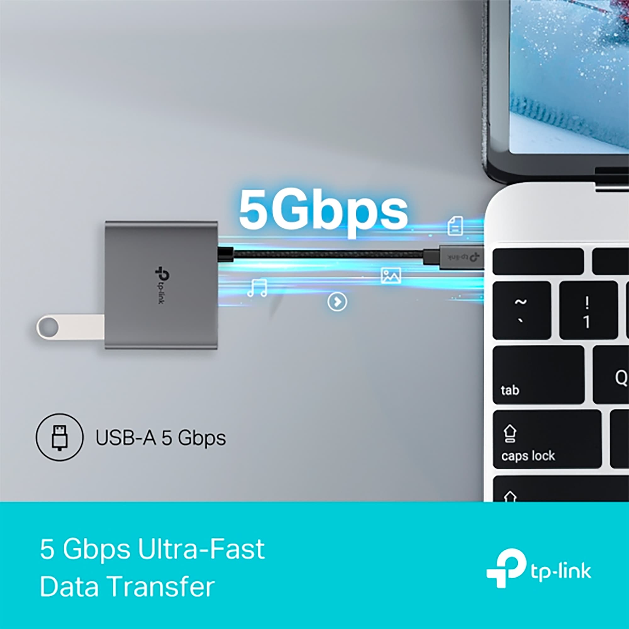 Hub Usb C 3en1 Tp-Link Uh3020c 3 Puertos - 8