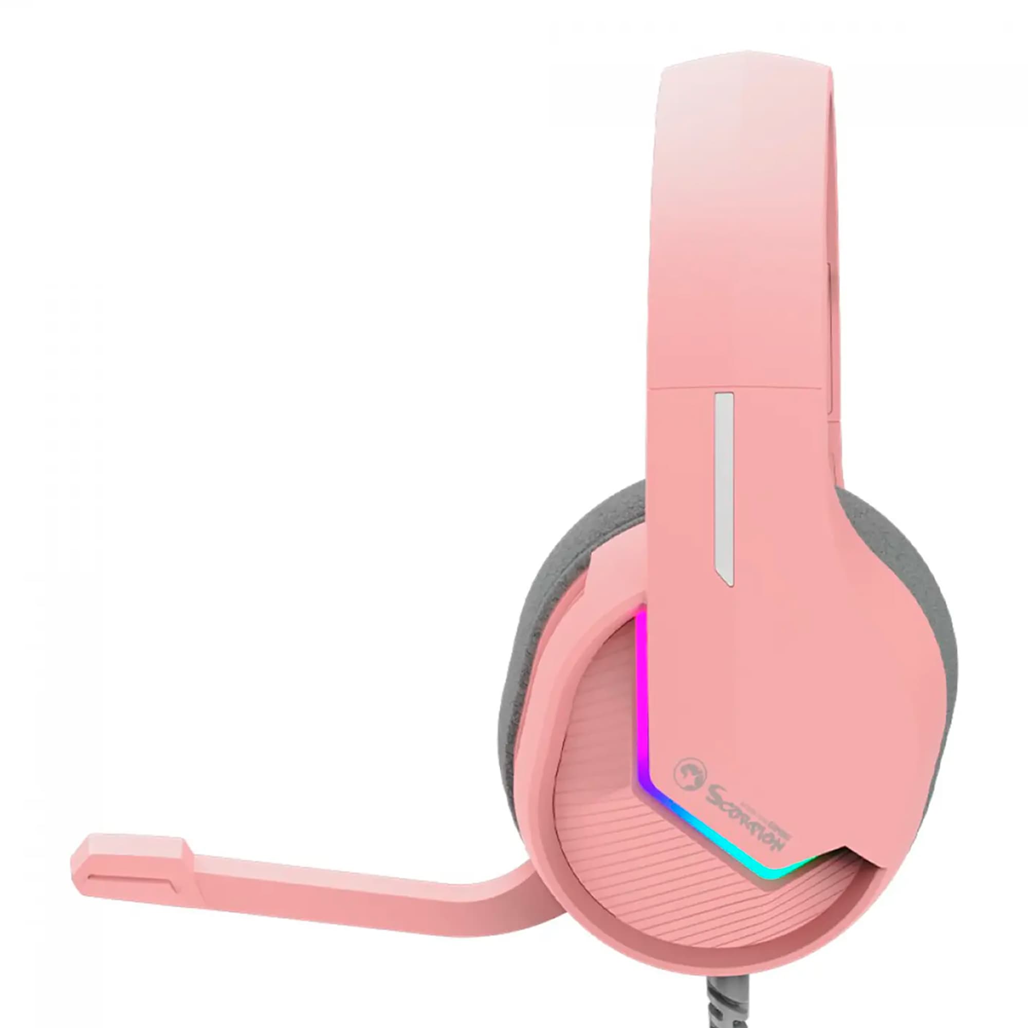 Auriculares Gaming USB Marvo H8618 RGB PC - 5