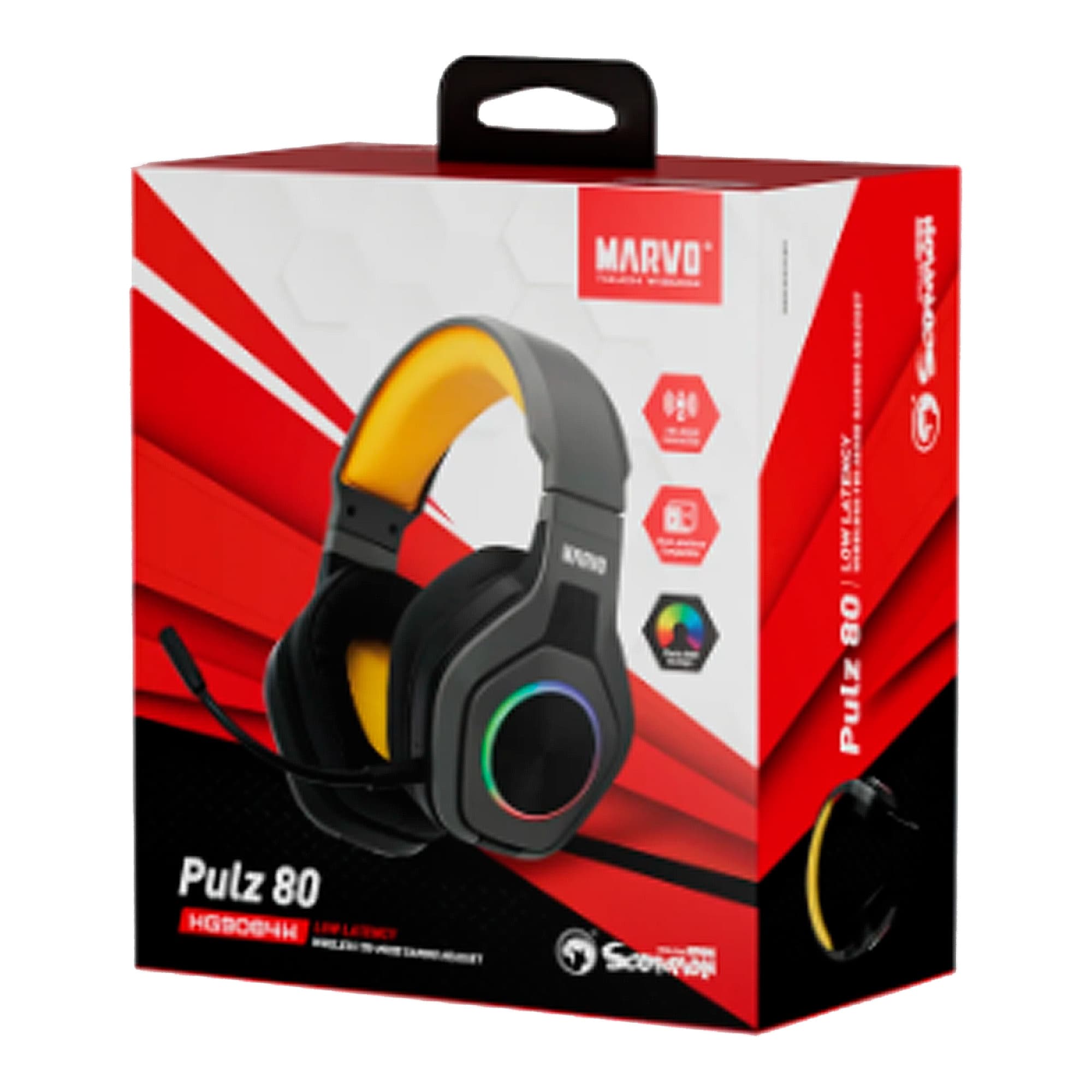 Auriculares Gaming Cableados Marvo Pulz 80 RGB - 7