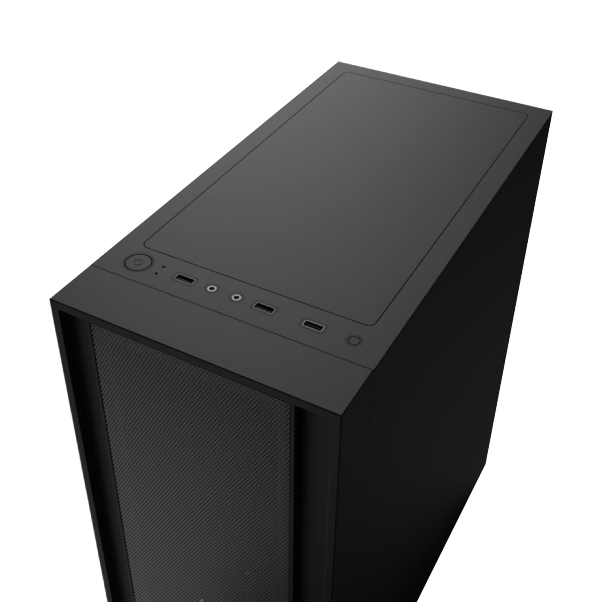 Gabinete Gaming Marvo Ca-123 Panel RGB Mid Tower Atx - 3