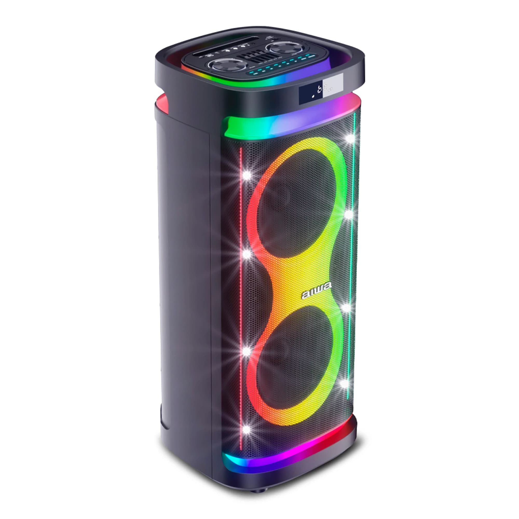 Parlante Bt Aiwa Awpoh6d 1000w Pmpo Iluminación Led - 3