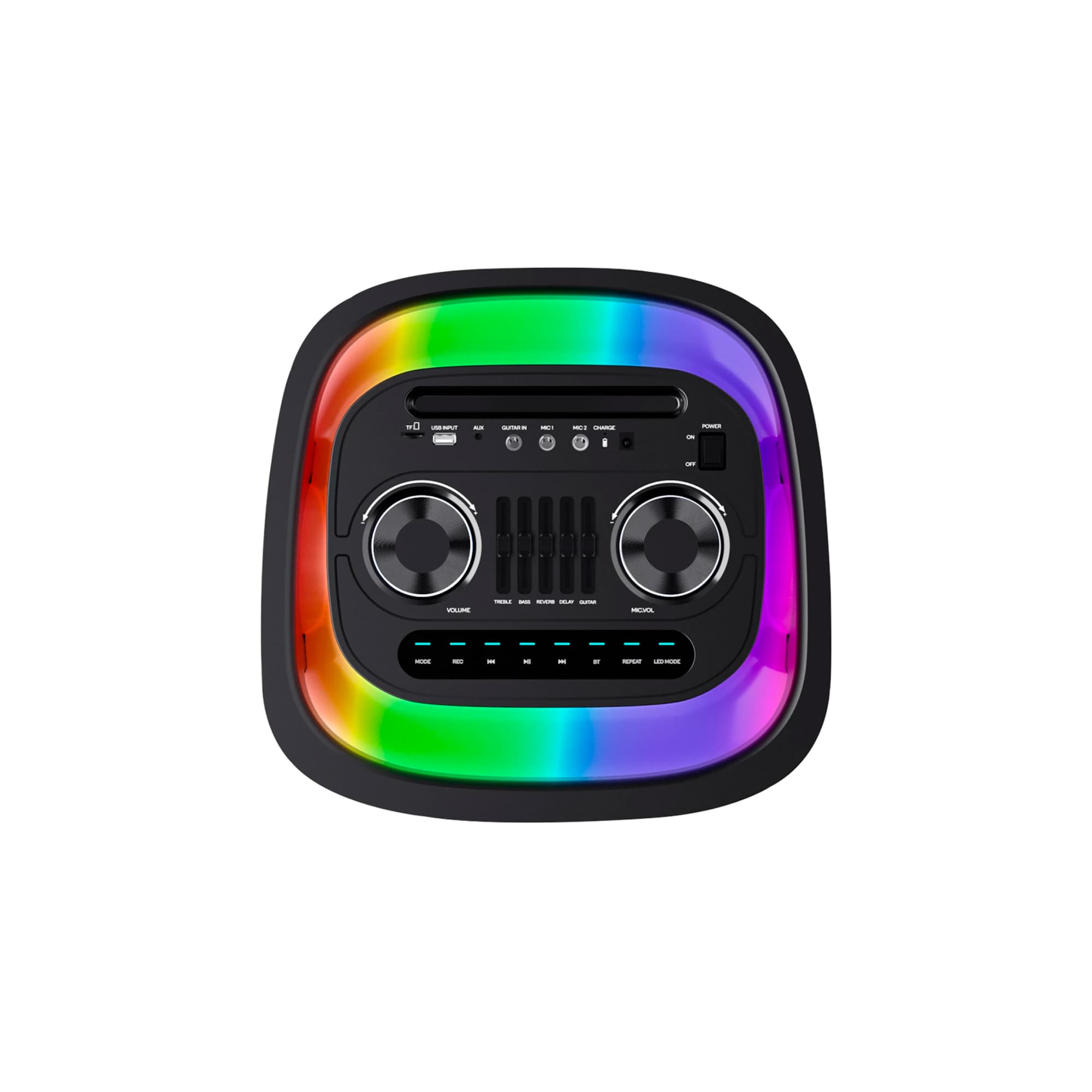 Parlante Bt Aiwa Awpoh6d 1000w Pmpo Iluminación Led - 4