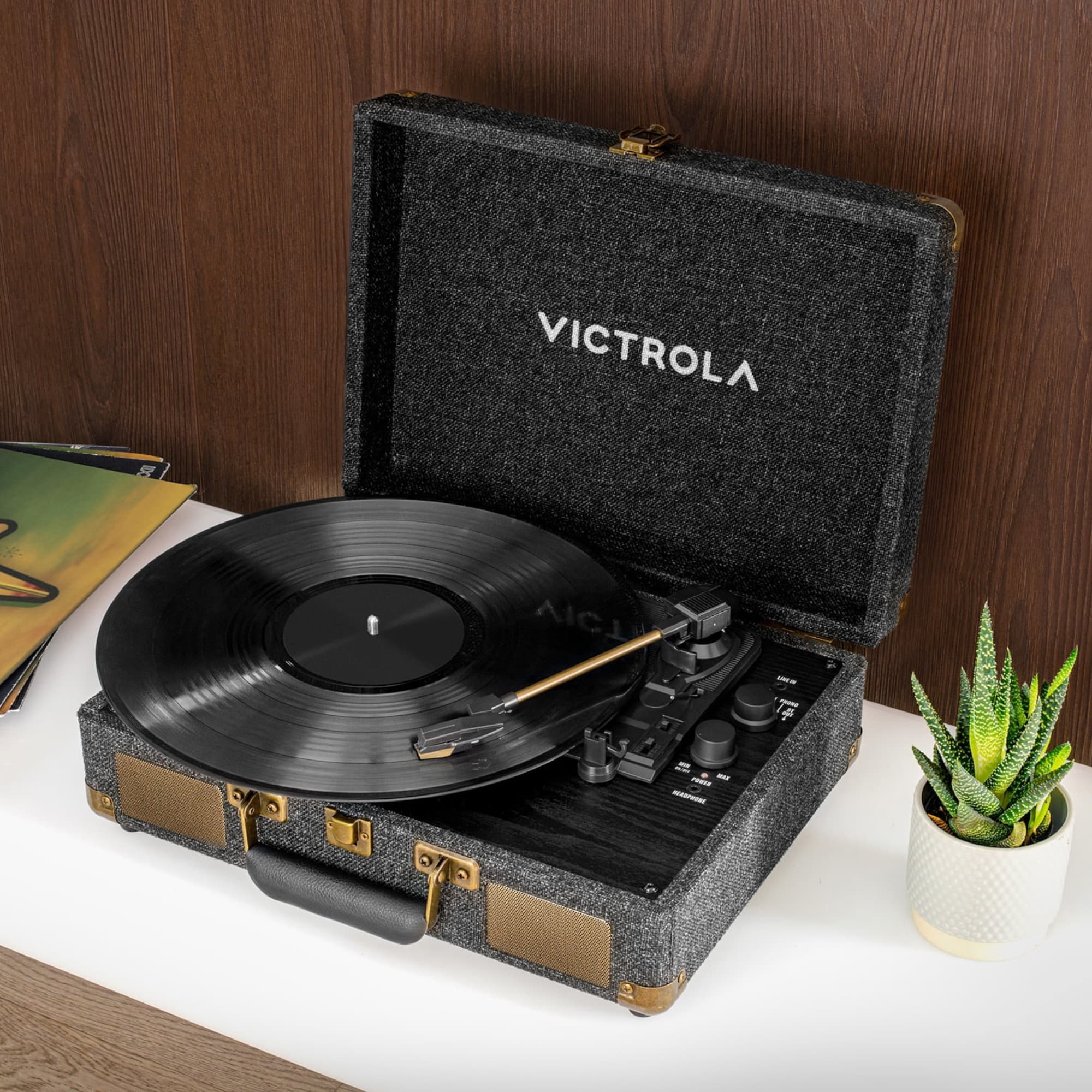 Tocadisco Victrola Vinilo BT Bidireccional Parlantes - 8