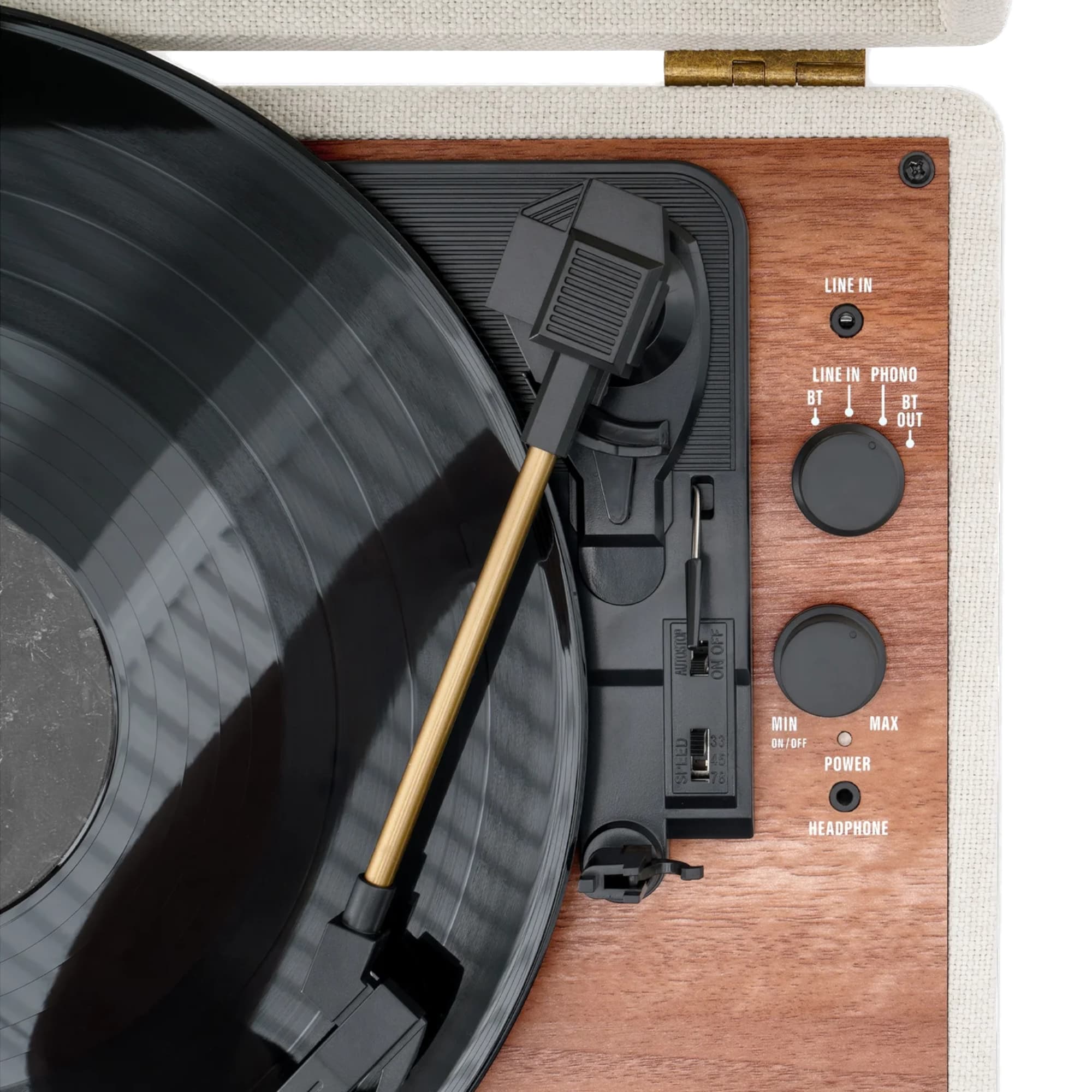 Tocadisco Victrola Vinilo BT Bidireccional Parlantes - 7