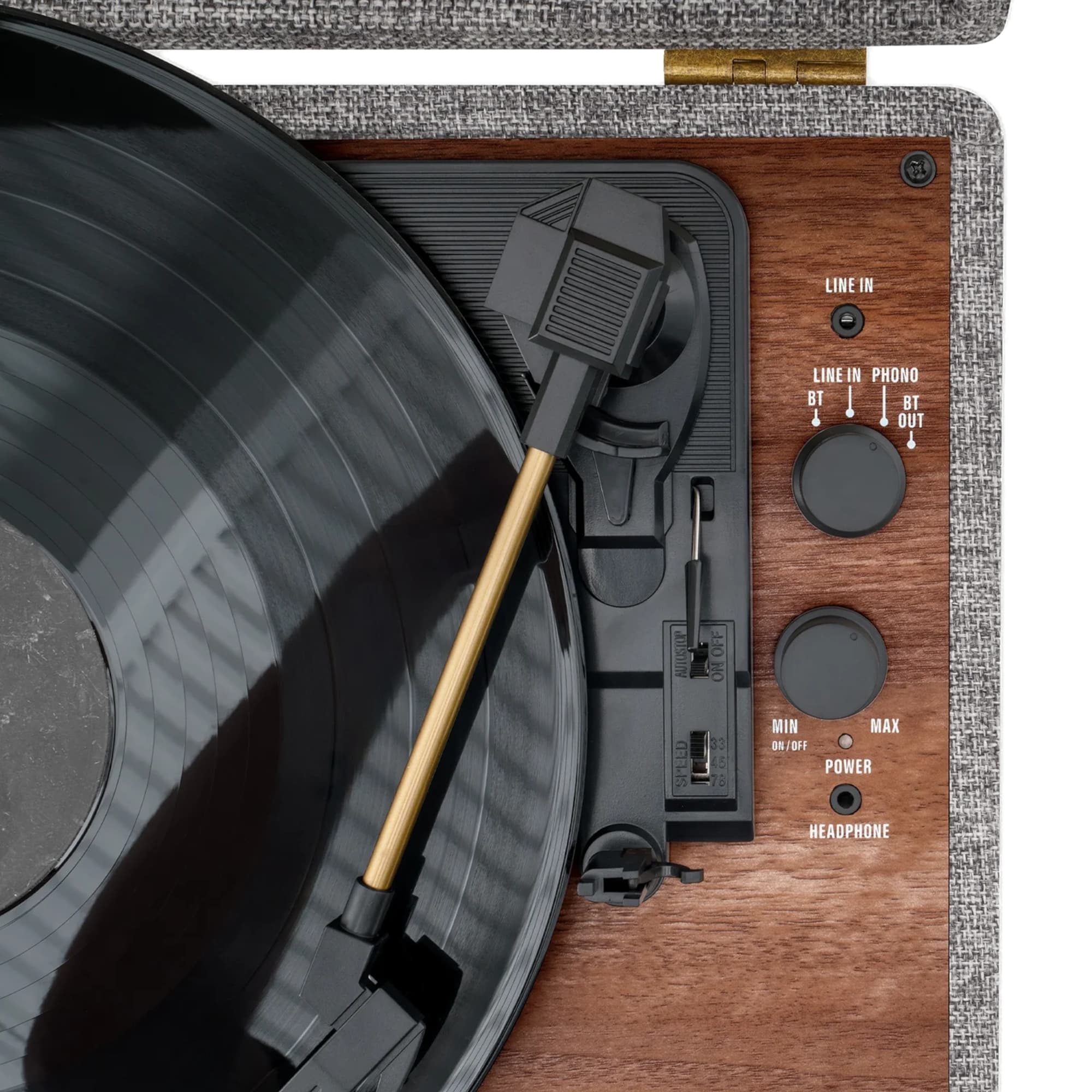 Tocadisco Victrola Vinilo BT Bidireccional Parlantes - 7