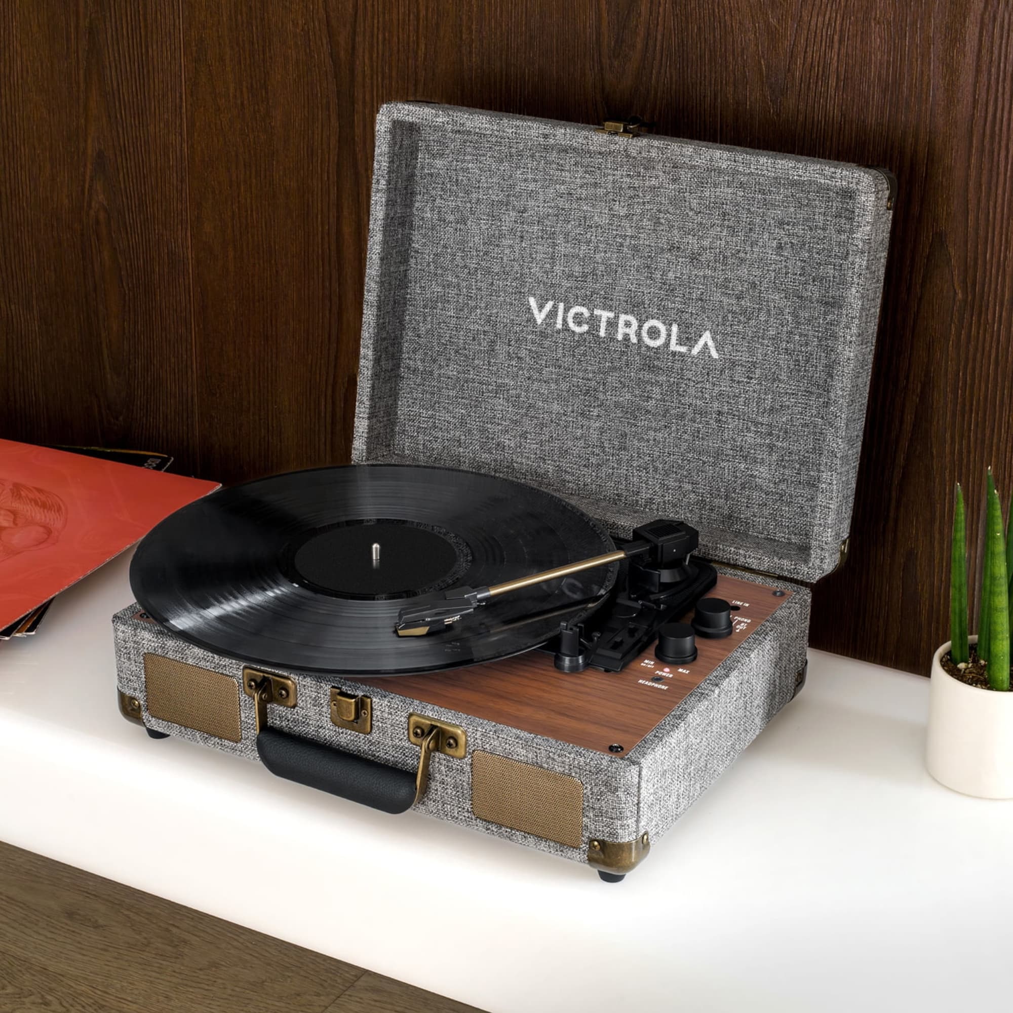 Tocadisco Victrola Vinilo BT Bidireccional Parlantes - 8