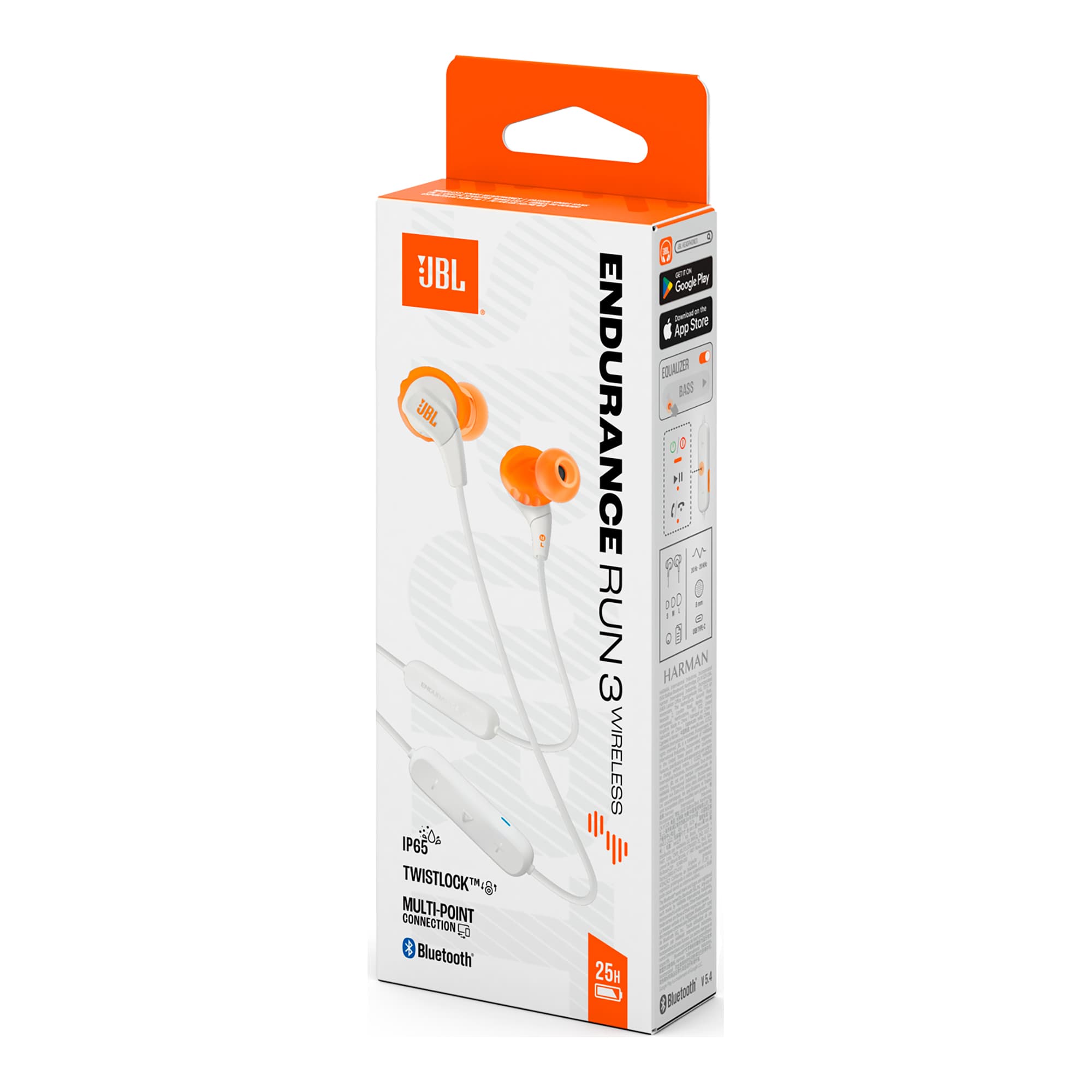 Auriculares Inalámbricos Bluetooth Jbl Endurance Run 3 IP65 8mm - 8