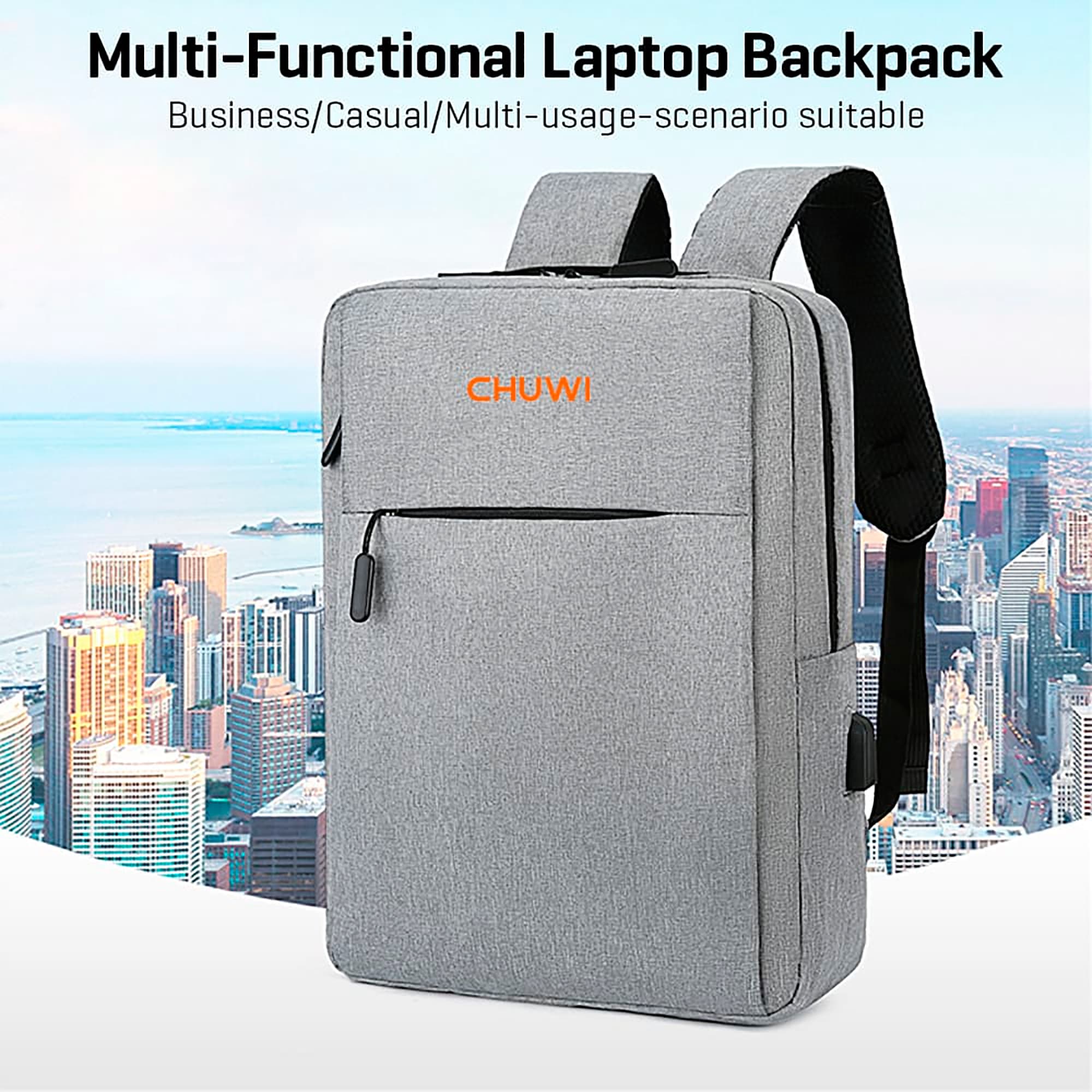 Mochila Para Notebook 15,6'' Chuwi Casual Backpack 17L - 3