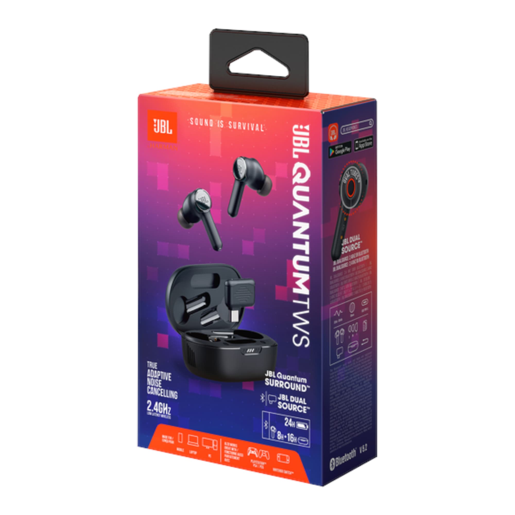 Auriculares Inalámbricos Jbl Quantum Tws Bt Llamadas Ipx4 - 10