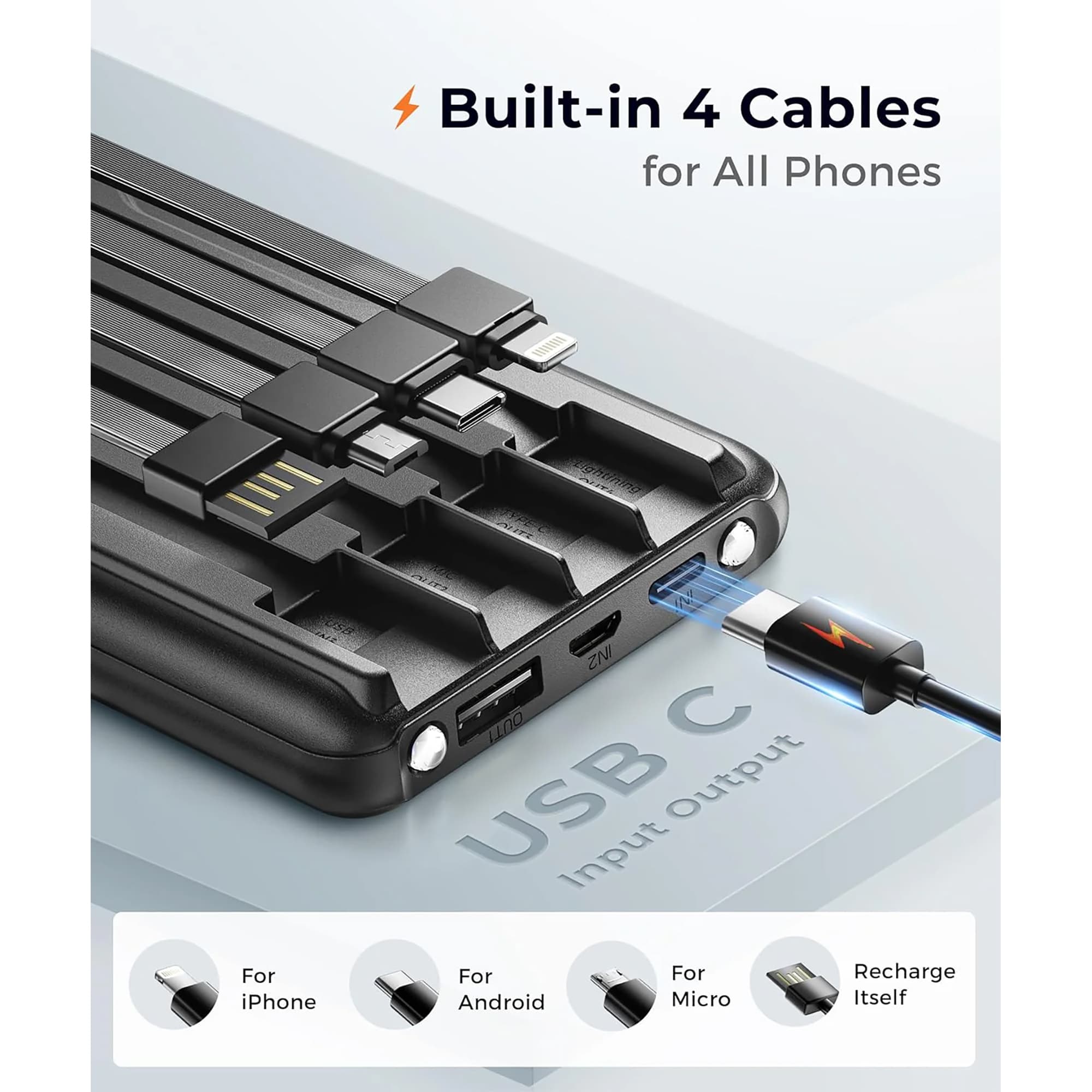 PowerBank Joyfar 10000mAh 22,5W Aprobado Para Aviones - 2