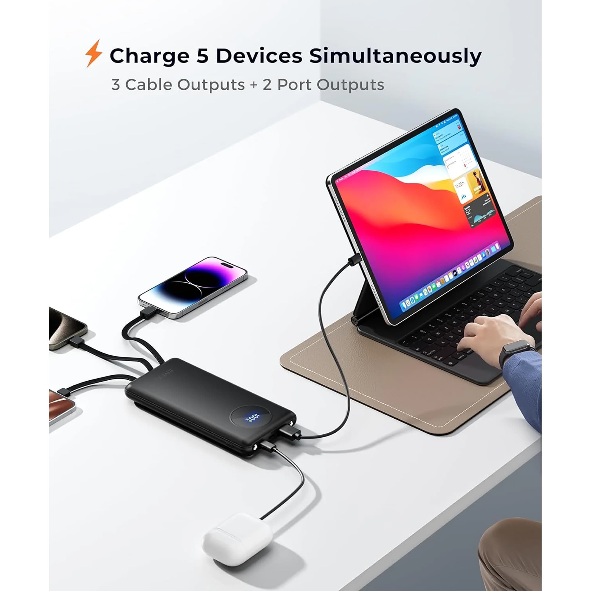 PowerBank Joyfar 10000mAh 22,5W Aprobado Para Aviones - 4