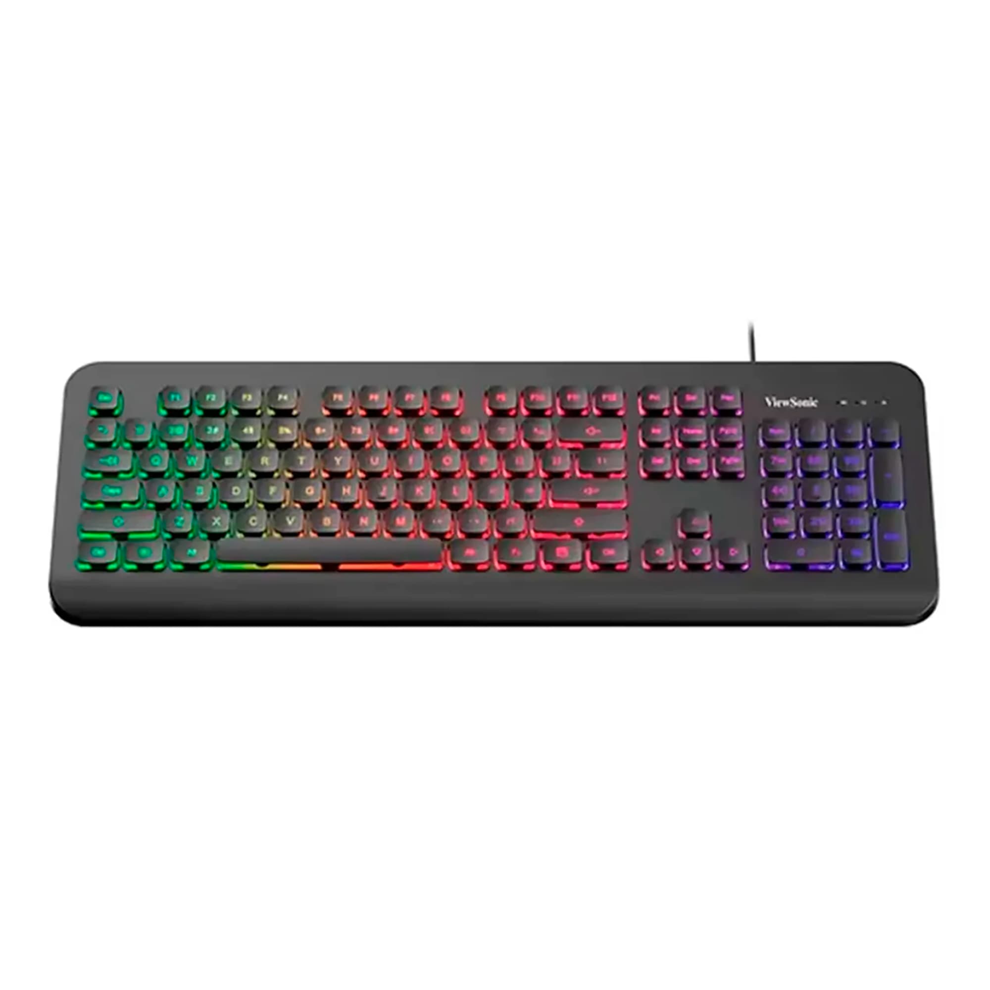 Teclado Gaming Usb A ViewSonic Ku315 Español Membrana Rgb - 2
