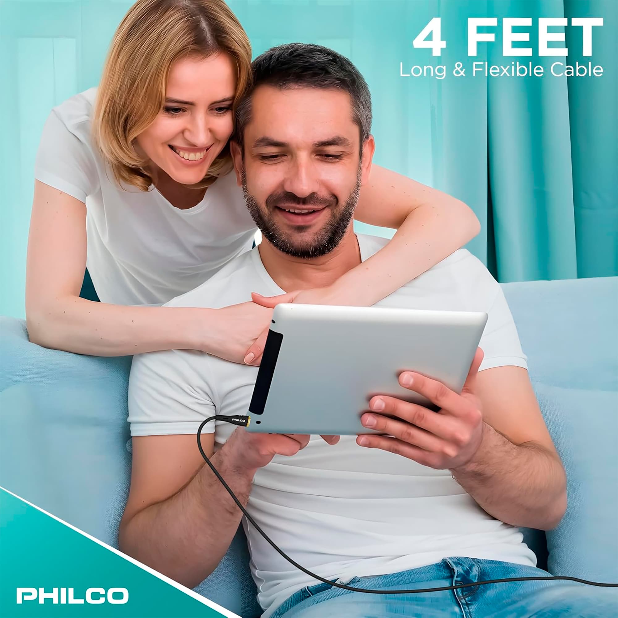 Cable Usb C - Usb A Philco 20w 480mbps 1,2m - 7