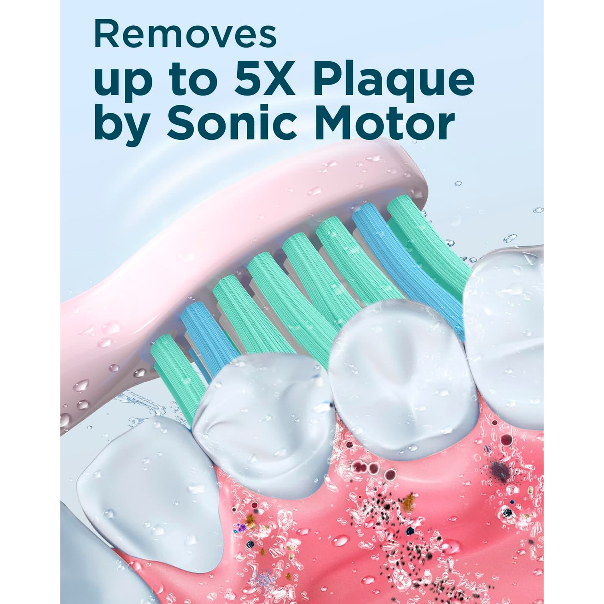 Cepillo De Dientes Eléctrico Rtauys M5 Sonic 41000vpm - 2