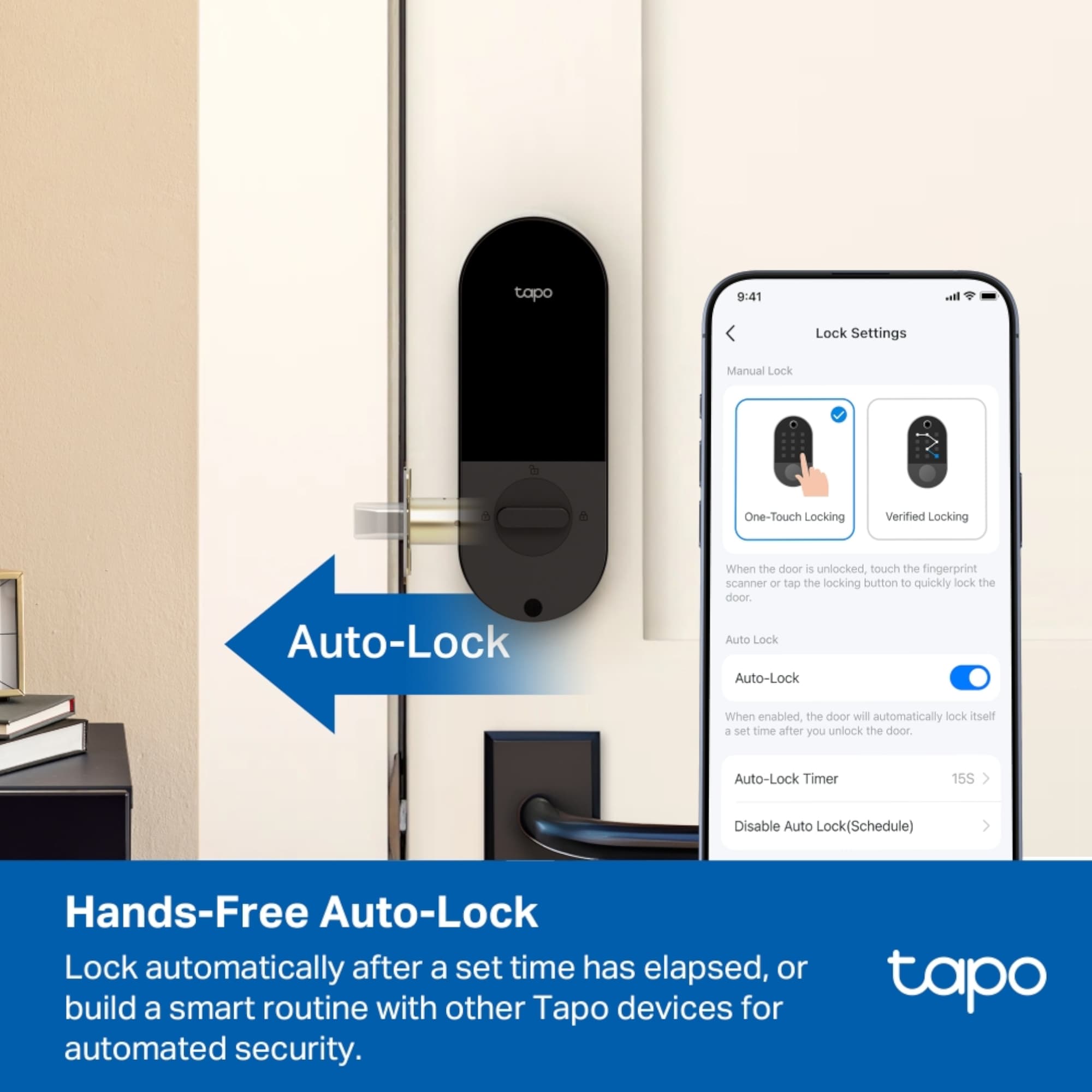 Cerradura Inteligente Tapo Dl110 Wi-Fi Huella Códigos Celular - 6