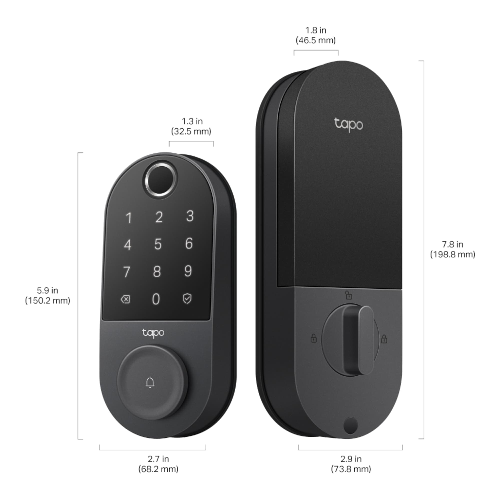 Cerradura Inteligente Tapo Dl110 Wi-Fi Huella Códigos Celular - 7