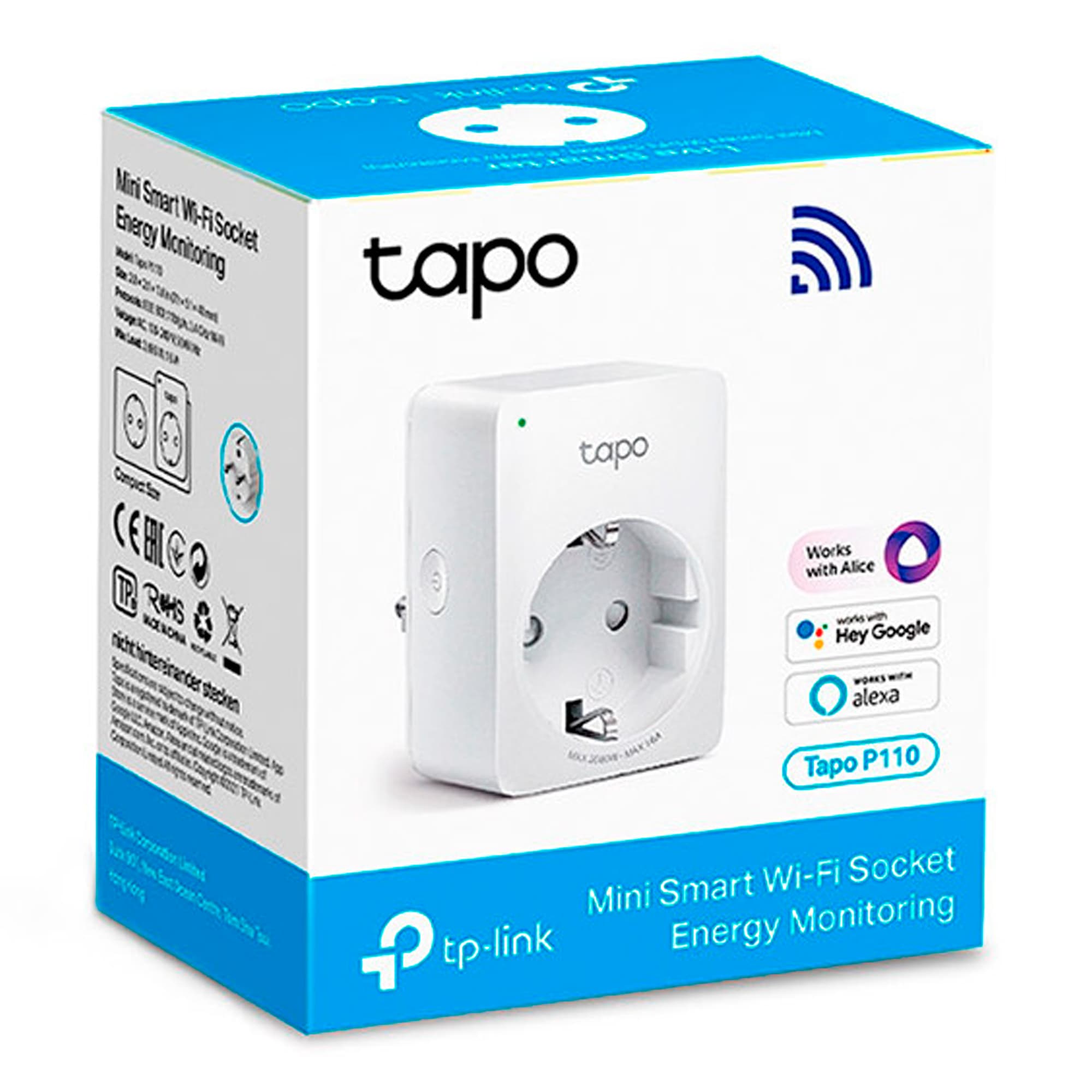 Enchufe Inteligente Con Medidor De Consumo Tp-link Tapo P110 Wifi - 2