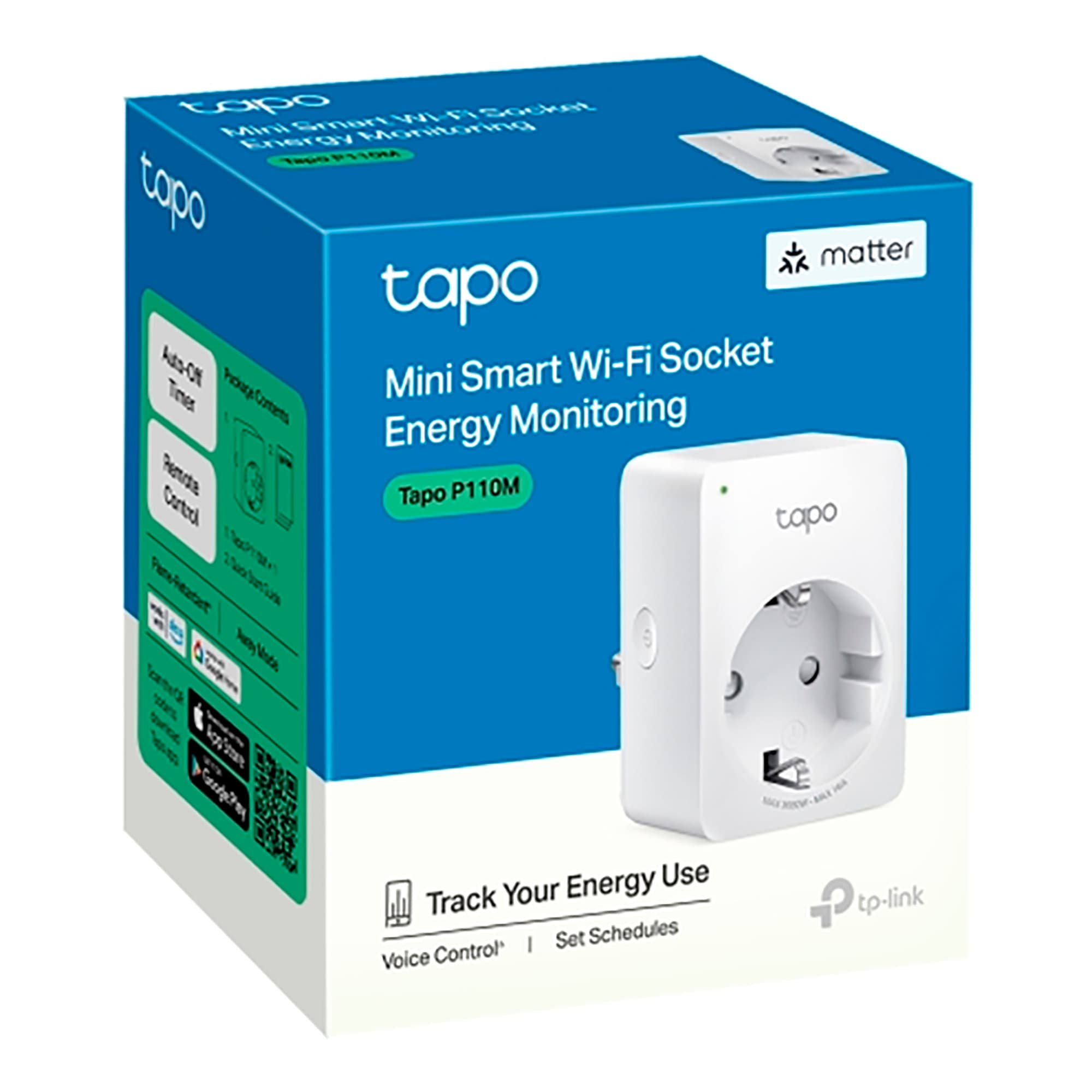 Enchufe Inteligente Con Medidor De Consumo Tp-link Tapo P110m Wifi - 2