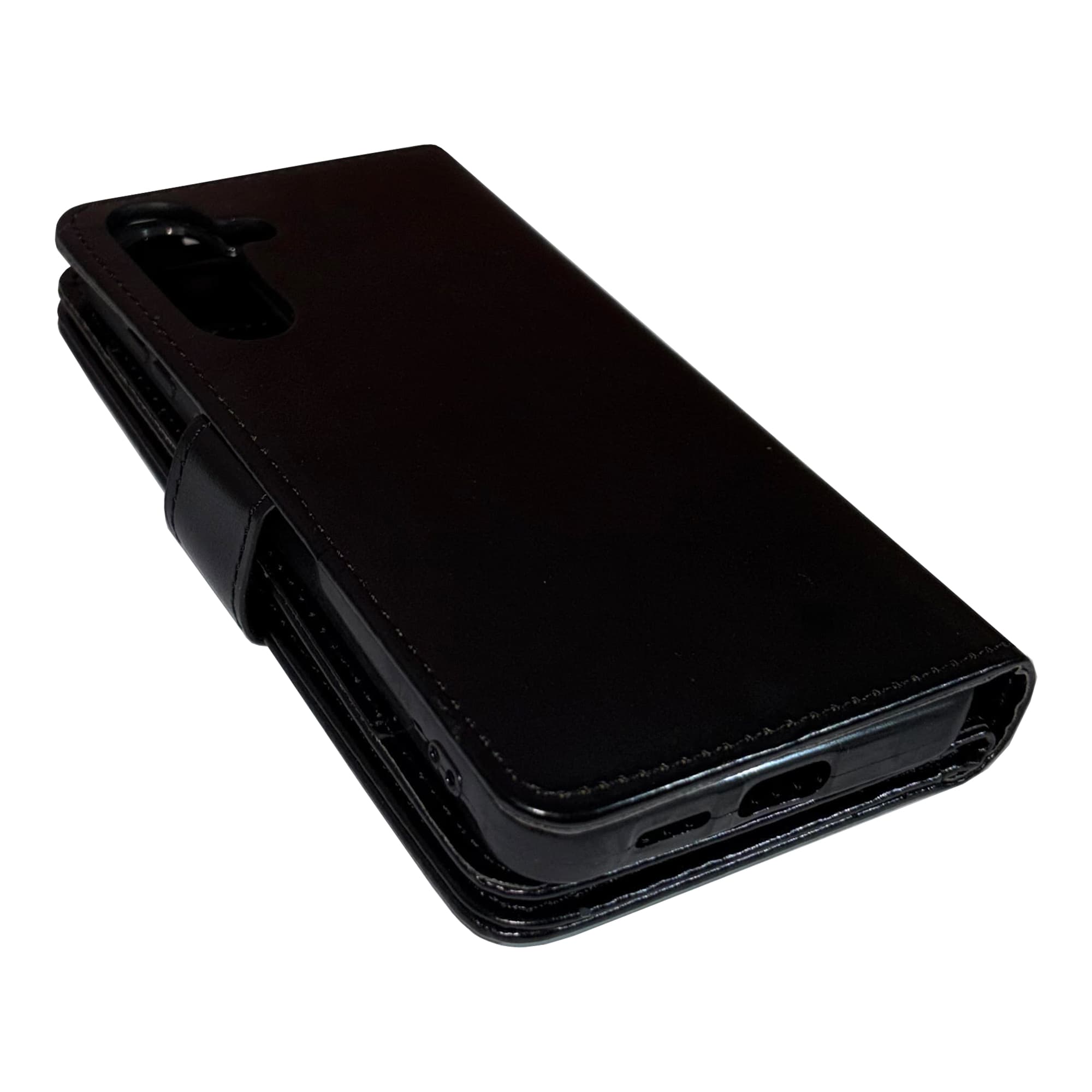 Funda Con Billetera Para Celular Simil Cuero - 3