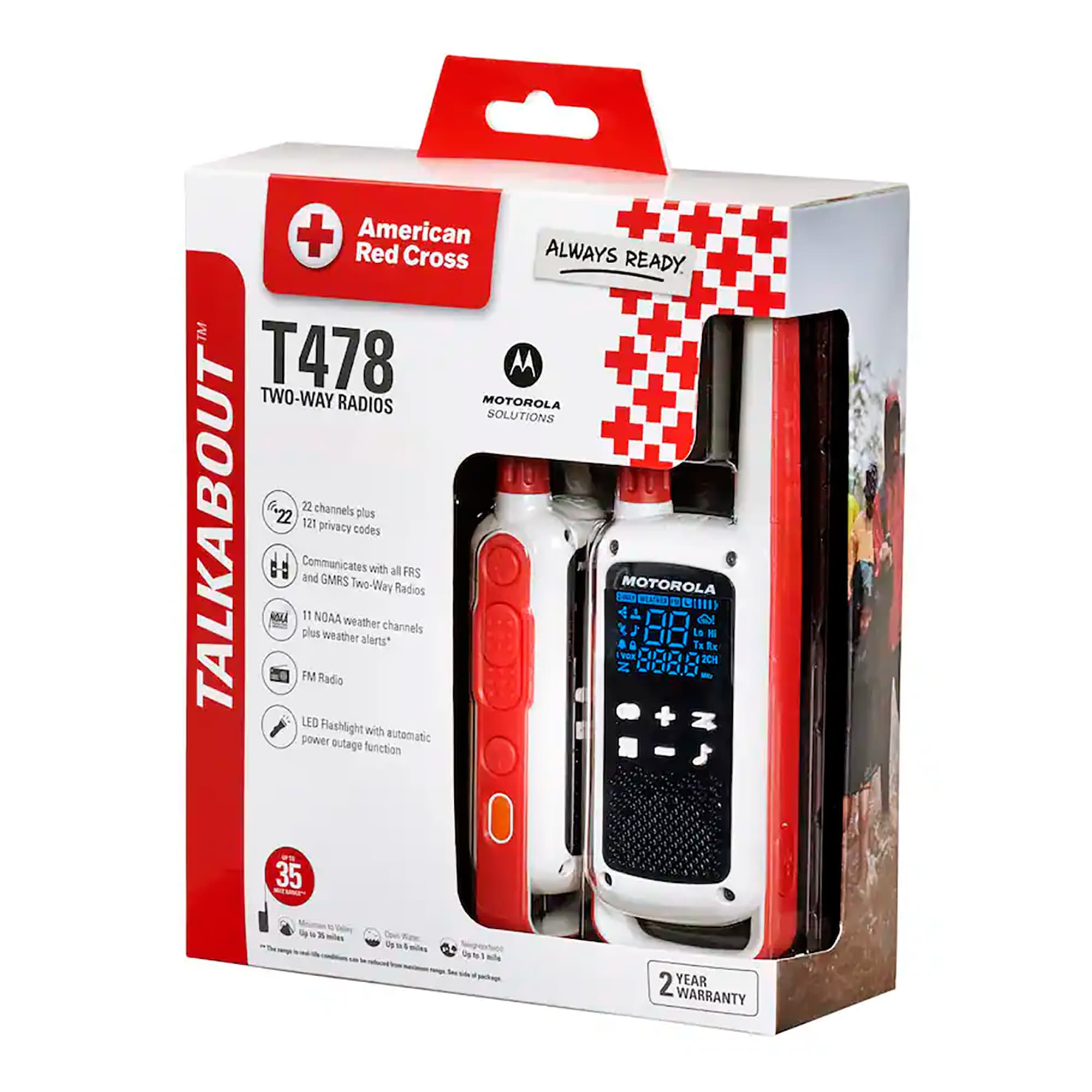 Radio 2 Vías Motorola T478 56km 22 Canales - 8
