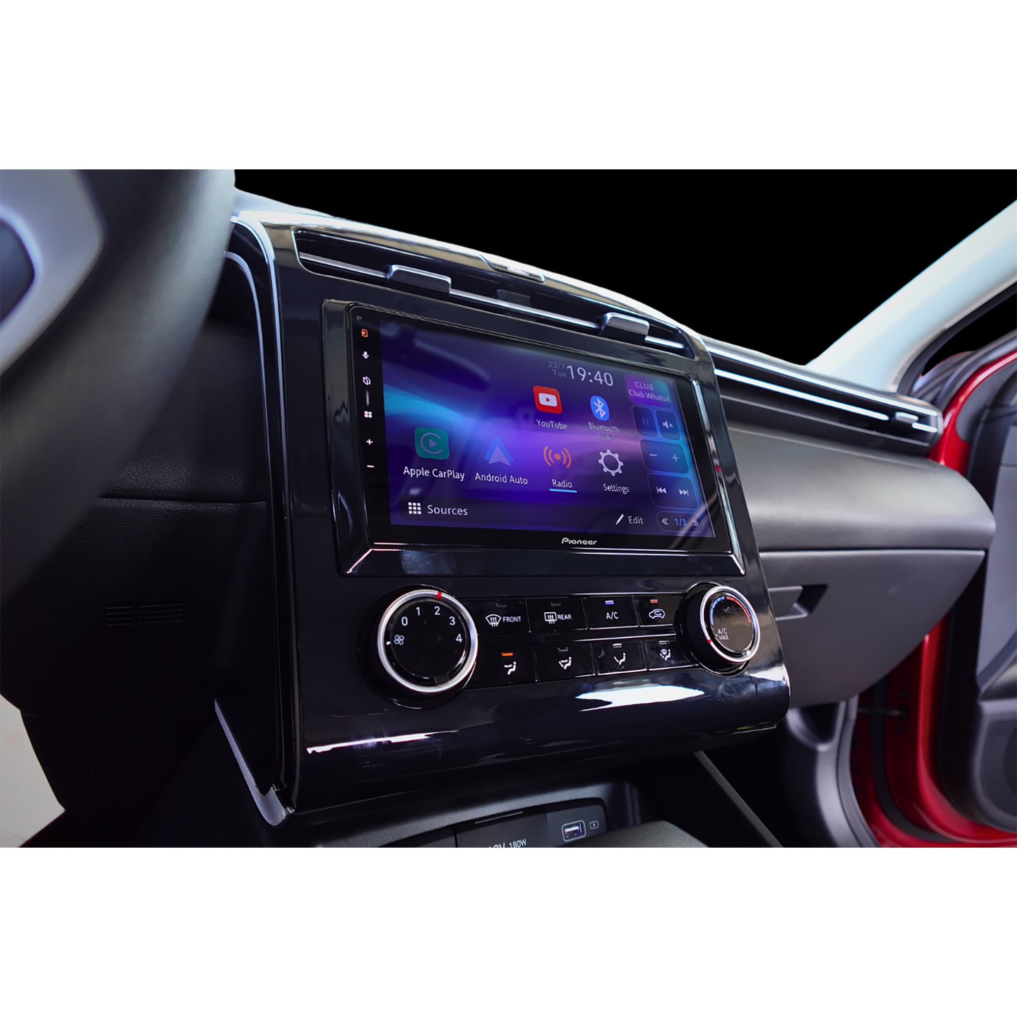 Radio Para Auto Pioneer Dmh-ap6650bt Bt 9'' - 3