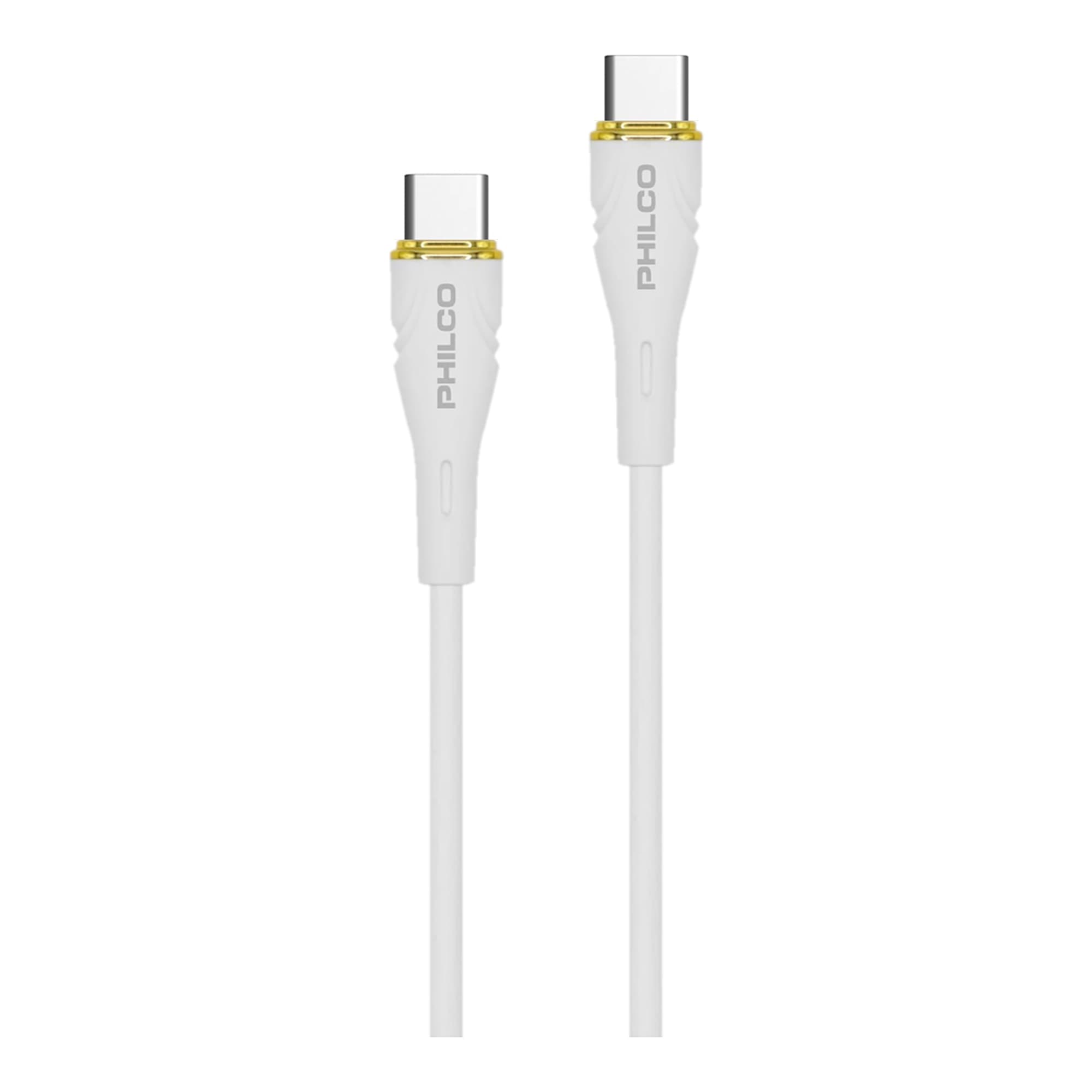 Cable De Silicona Usb C - Usb C Philco 2A 1,2m