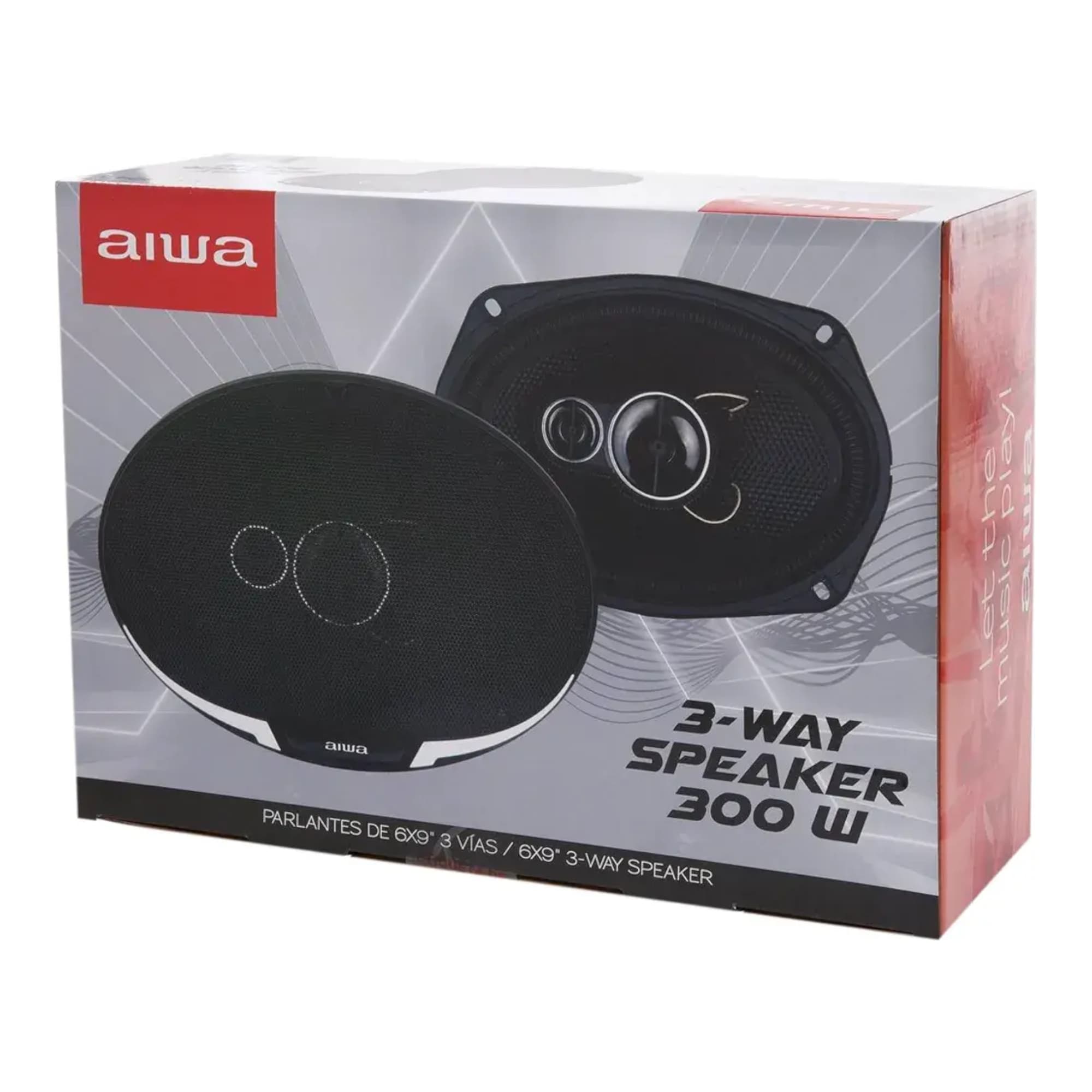 Parlante de 3 Vías 6x9'' Para Auto Aiwa Taw6944 300w - 5
