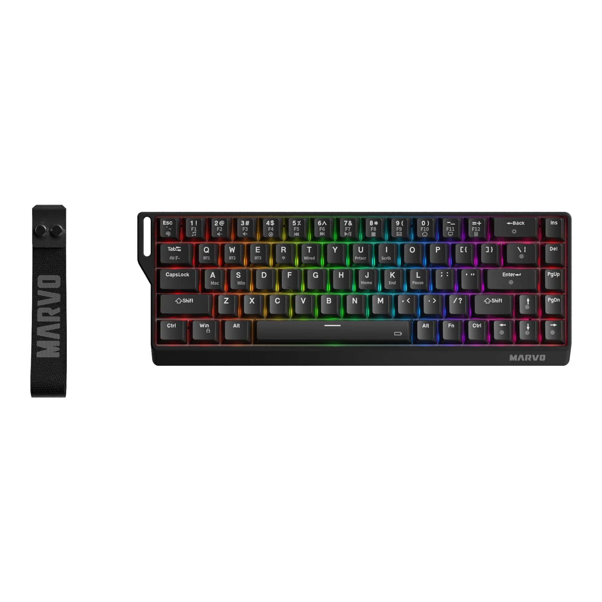 Teclado Gaming Inalámbrico Marvo Kg965w Mecánico Iluminación Rgb - 2