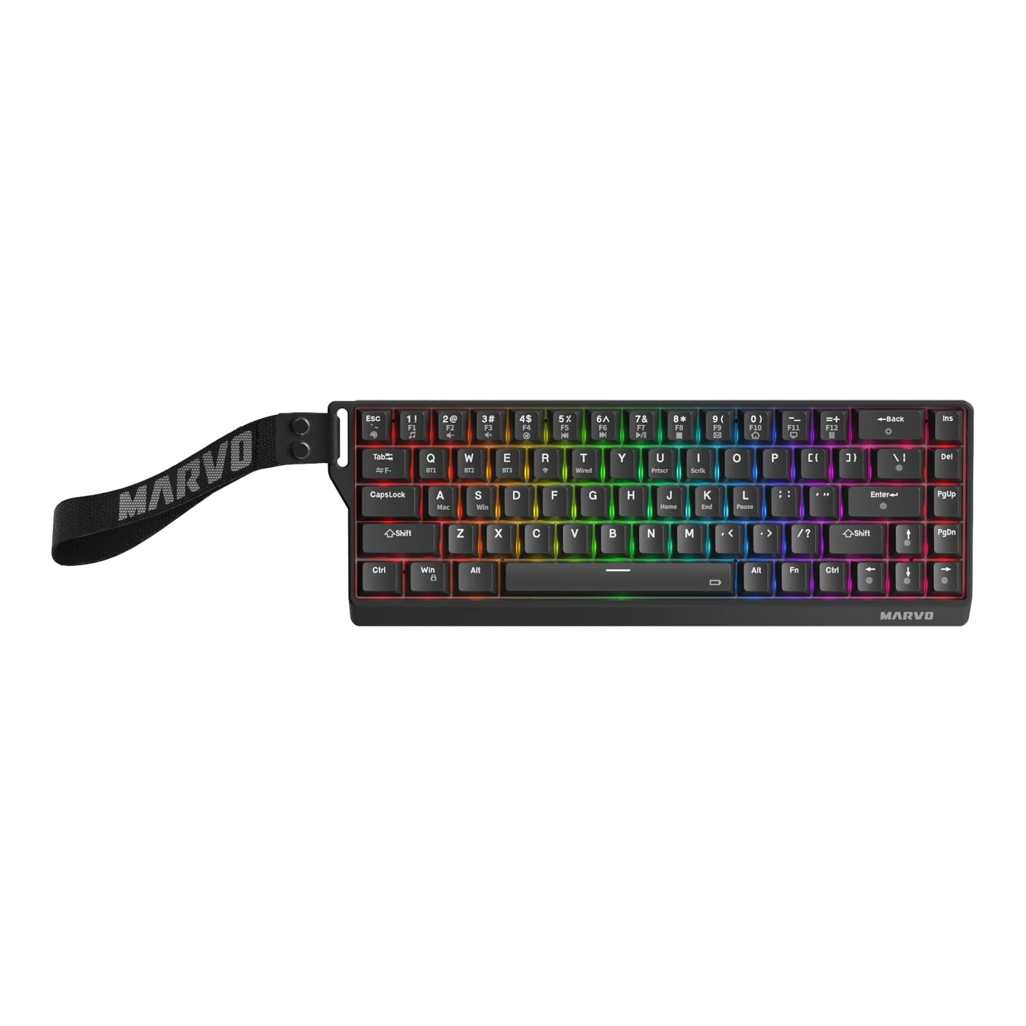Teclado Gaming Inalámbrico Marvo Kg965w Mecánico Iluminación Rgb - 3