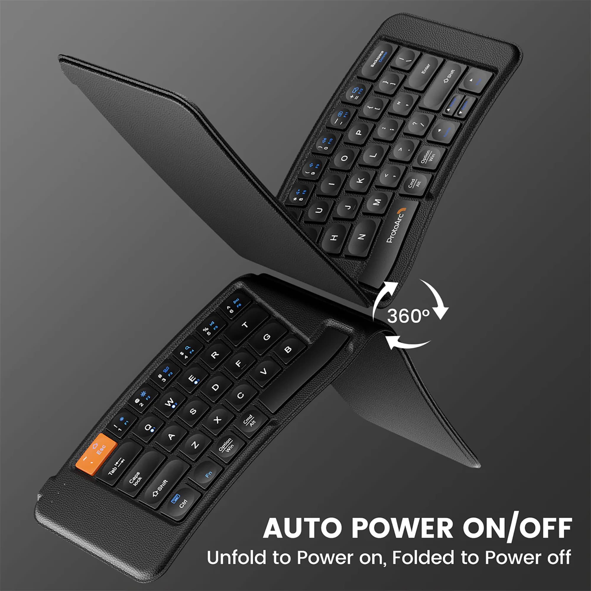 Teclado Ergonómico Plegable Bluetooth ProtoArc Xk03 - 3