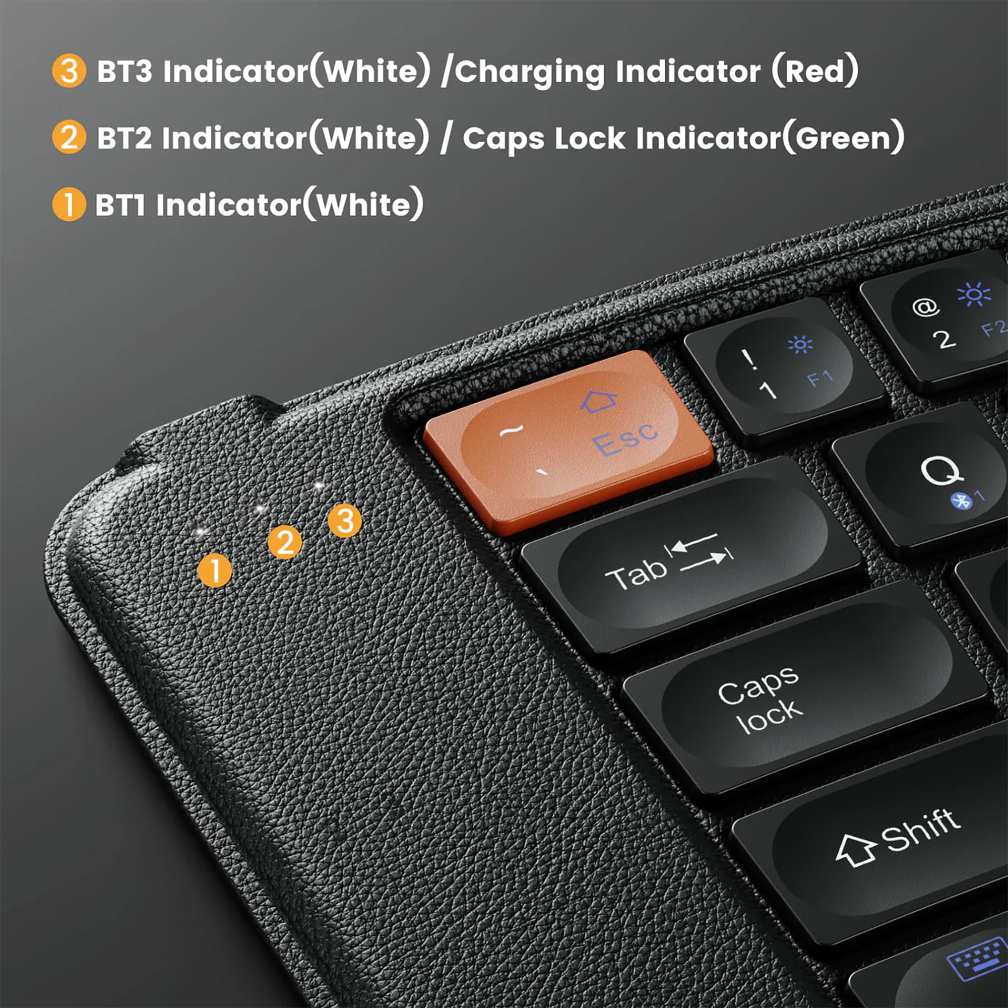 Teclado Ergonómico Plegable Bluetooth ProtoArc Xk03 - 5
