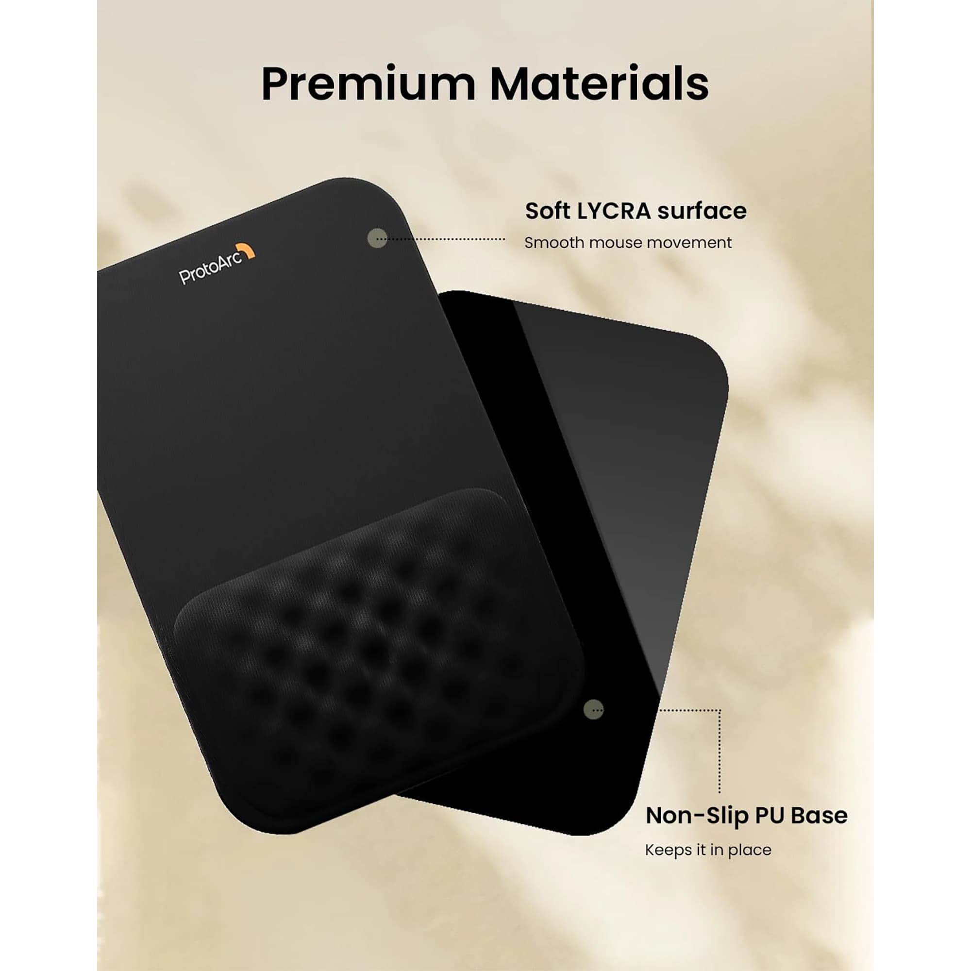 Mousepad Ergonómico Protoarc Mp50 Con Reposamuñeca - 5