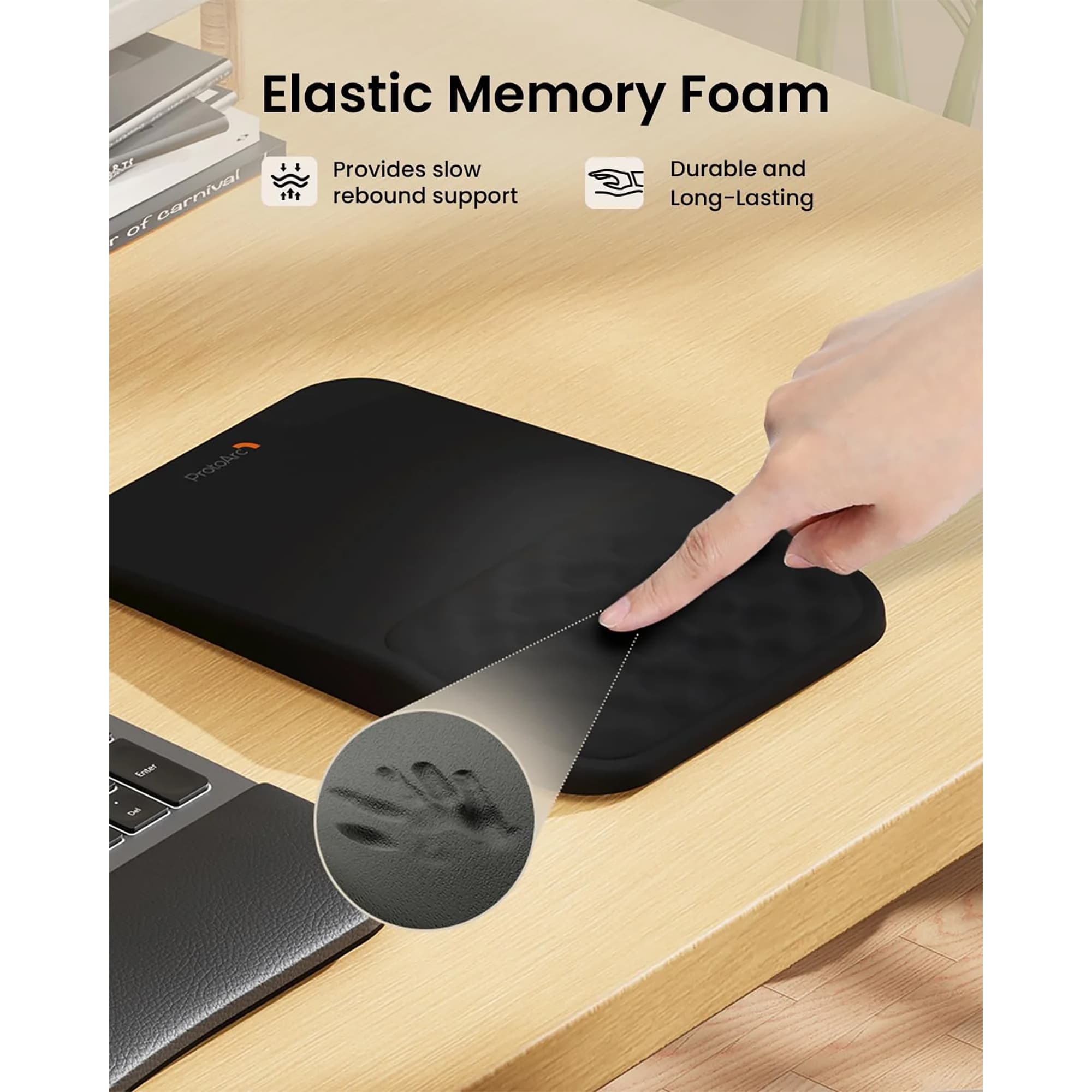 Mousepad Ergonómico Protoarc Mp50 Con Reposamuñeca - 6